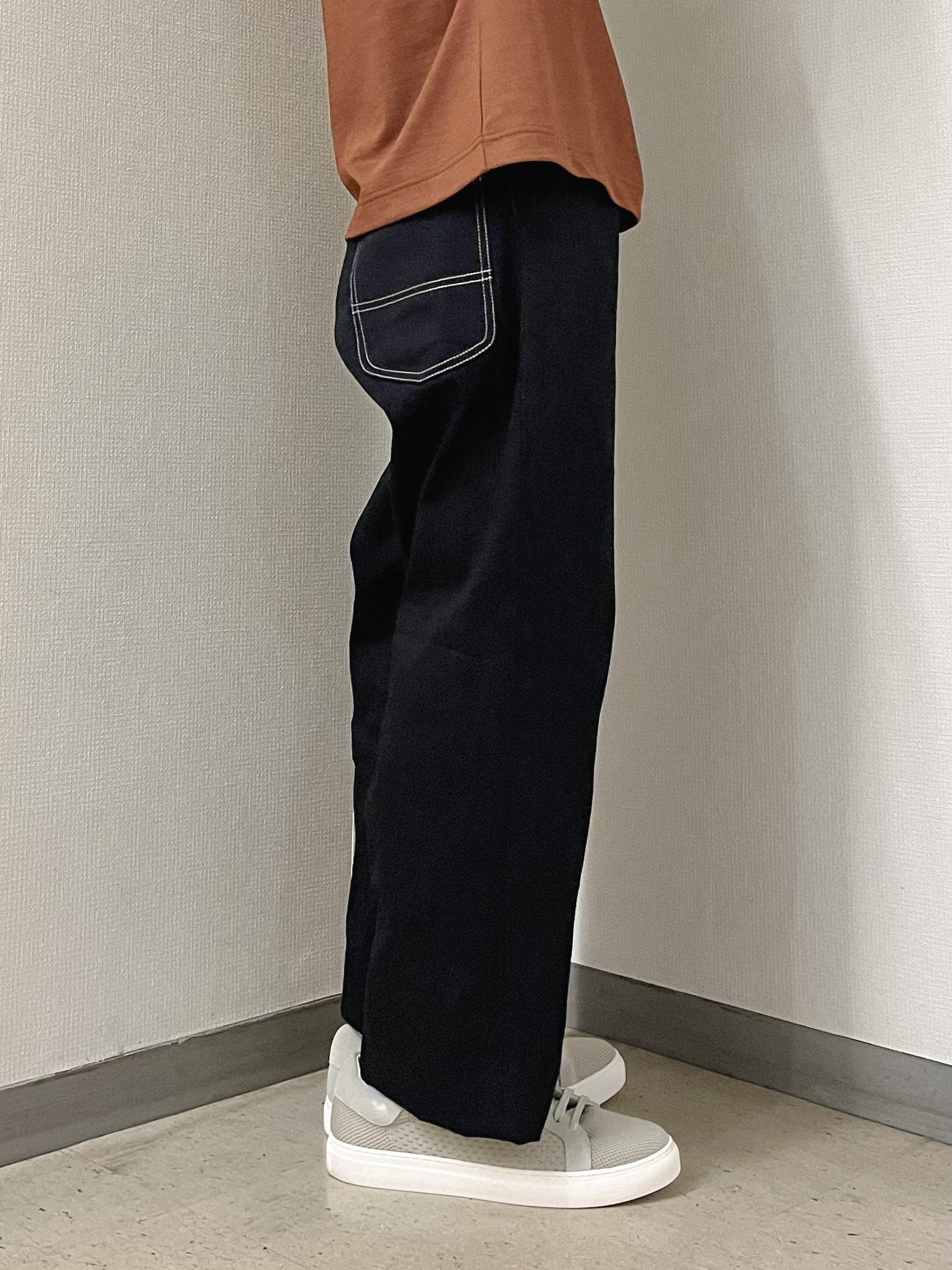 URAさんの「TAKEO KIKUCHI｜リネン ライク ポンチ プルオーバー」を使ったコーディネート