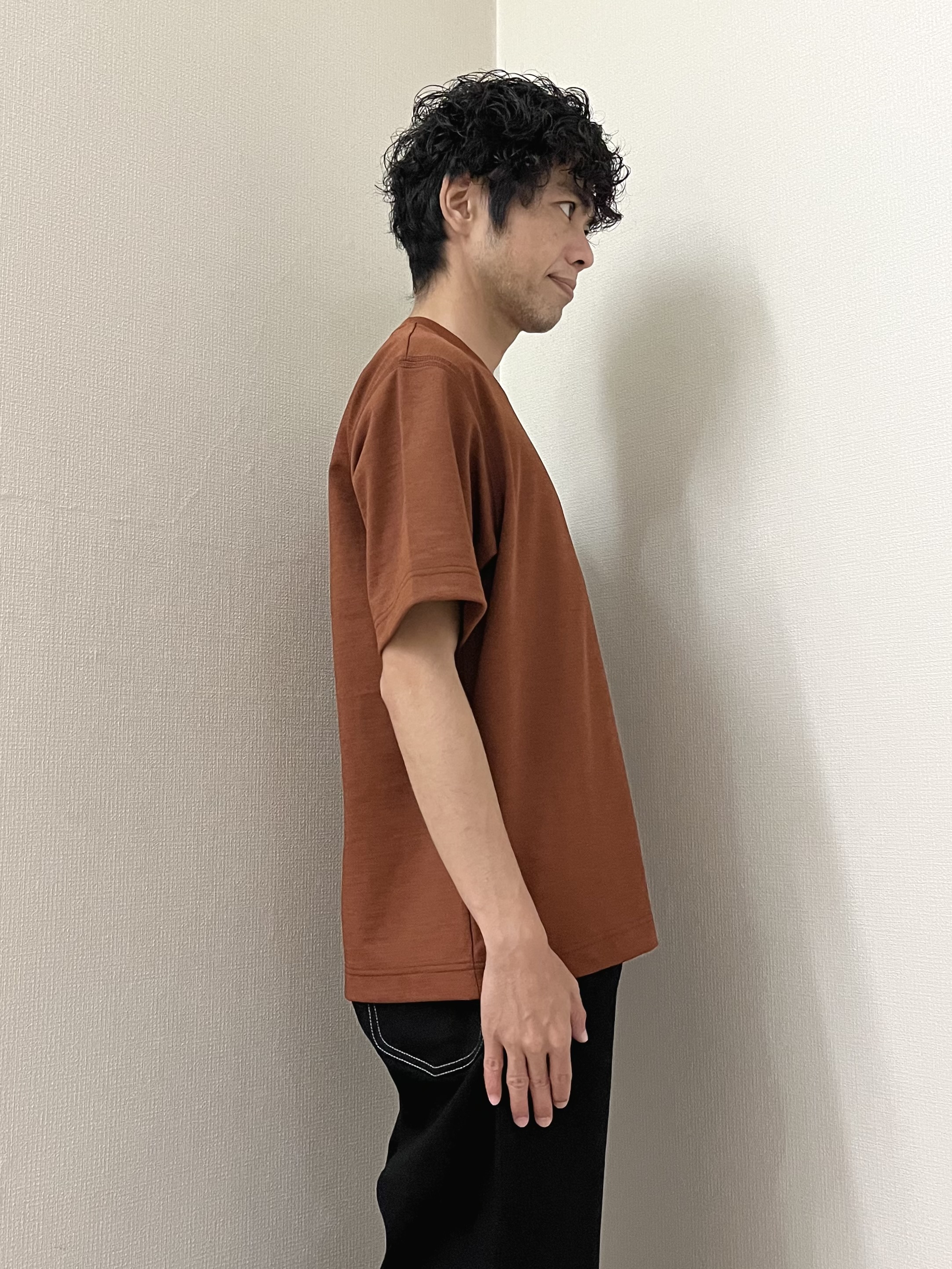 URAさんの「TAKEO KIKUCHI｜リネン ライク ポンチ プルオーバー」を使ったコーディネート