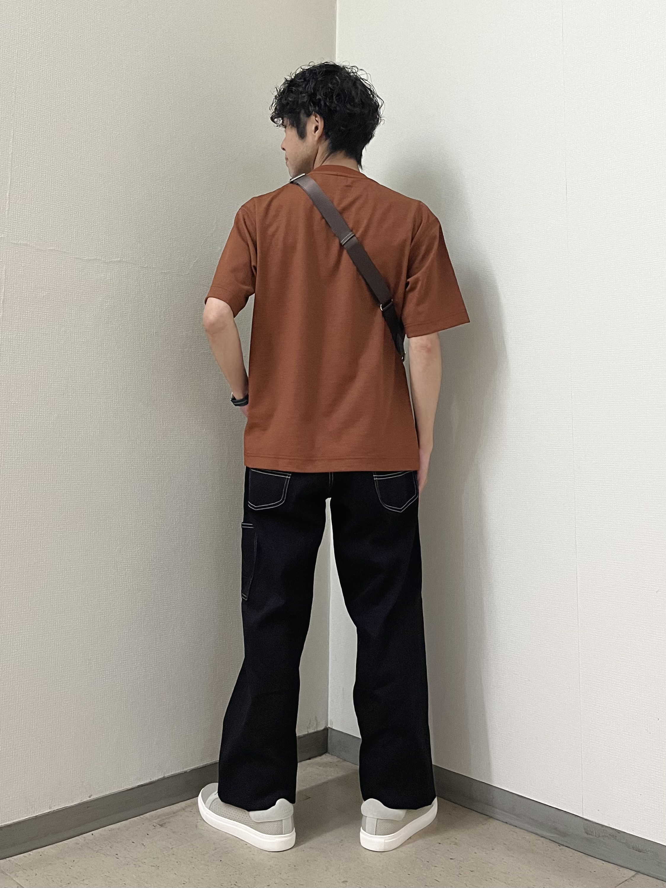 URAさんの「TAKEO KIKUCHI｜リネン ライク ポンチ プルオーバー」を使ったコーディネート
