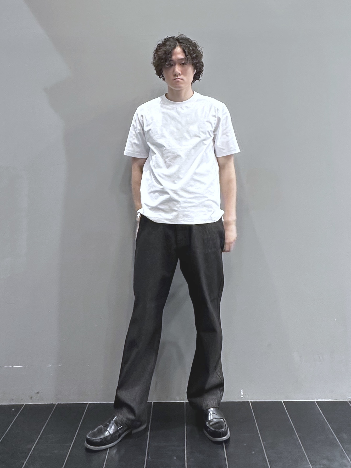 SHUさんの「THE SHOP TK｜【新色追加＆再入荷!!】【接触冷感/吸水速乾/UVカット/透け防止/遮熱】BO-NO TEE/ボーノ」を使ったコーディネート