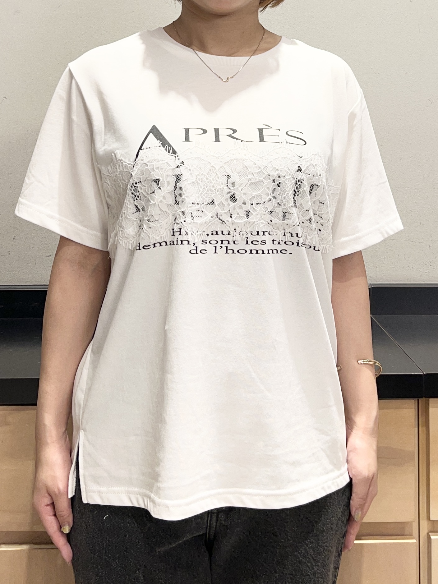 かのさんの「THE SHOP TK｜【ひんやり/吸水速乾/UV/防しわ】ON/OFFどちらにも 軽やか半袖ジャケット」を使ったコーディネート
