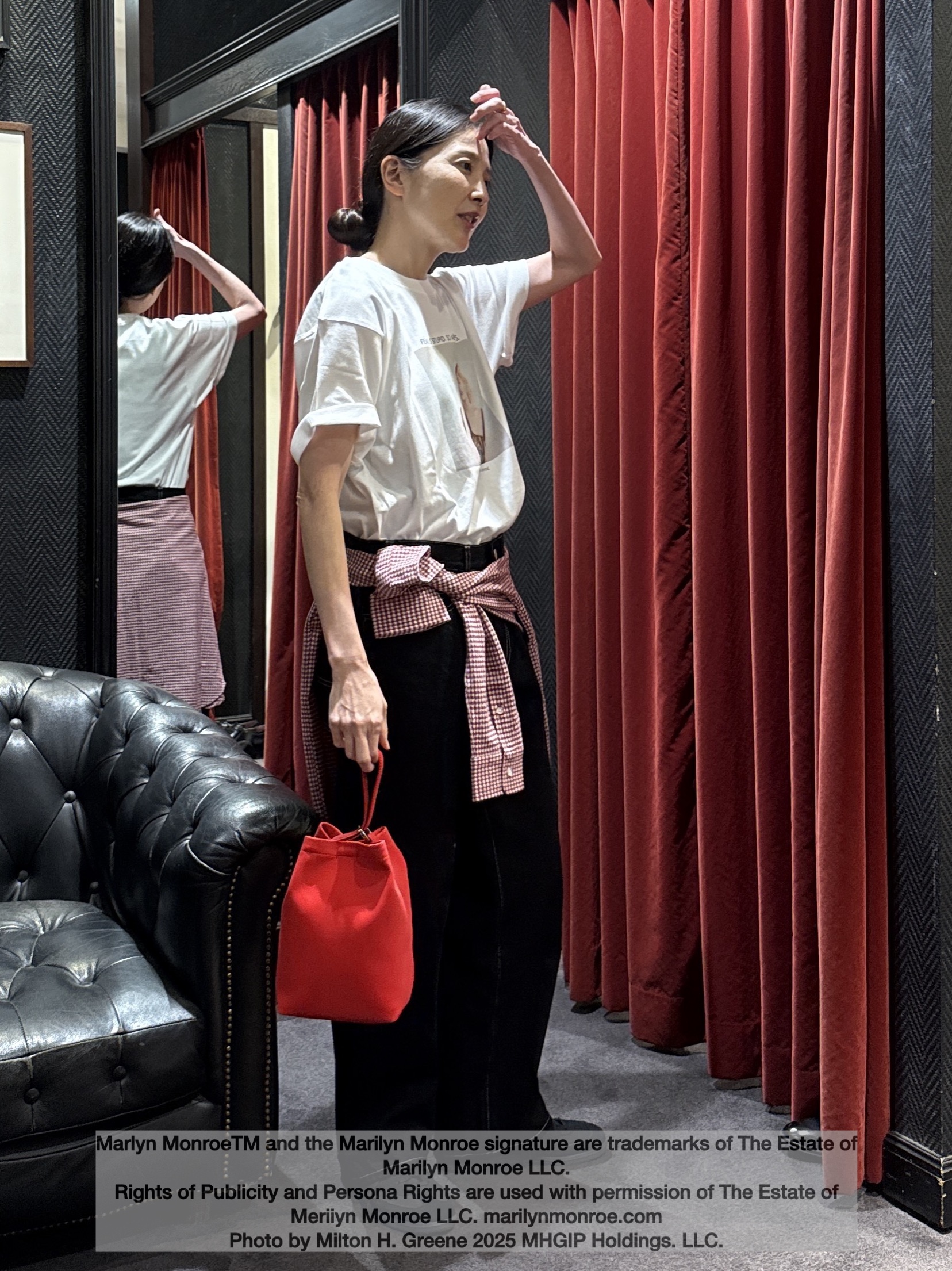 神野（jinno）さんの「TAKEO KIKUCHI｜【別注】マリリン・モンロー/フォトTシャツ」を使ったコーディネート