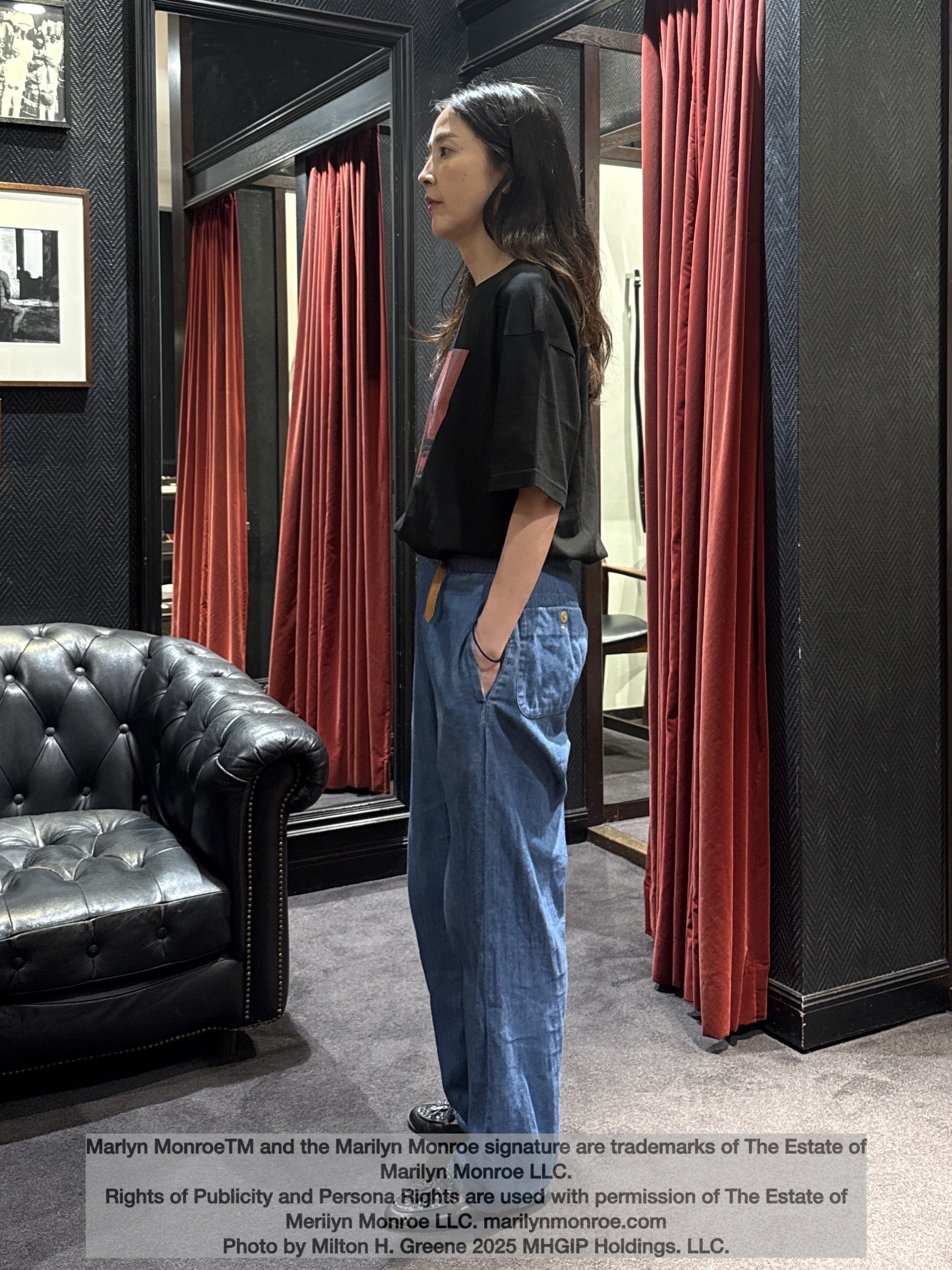神野（jinno）さんの「TAKEO KIKUCHI｜【別注】マリリン・モンロー/フォトTシャツ」を使ったコーディネート