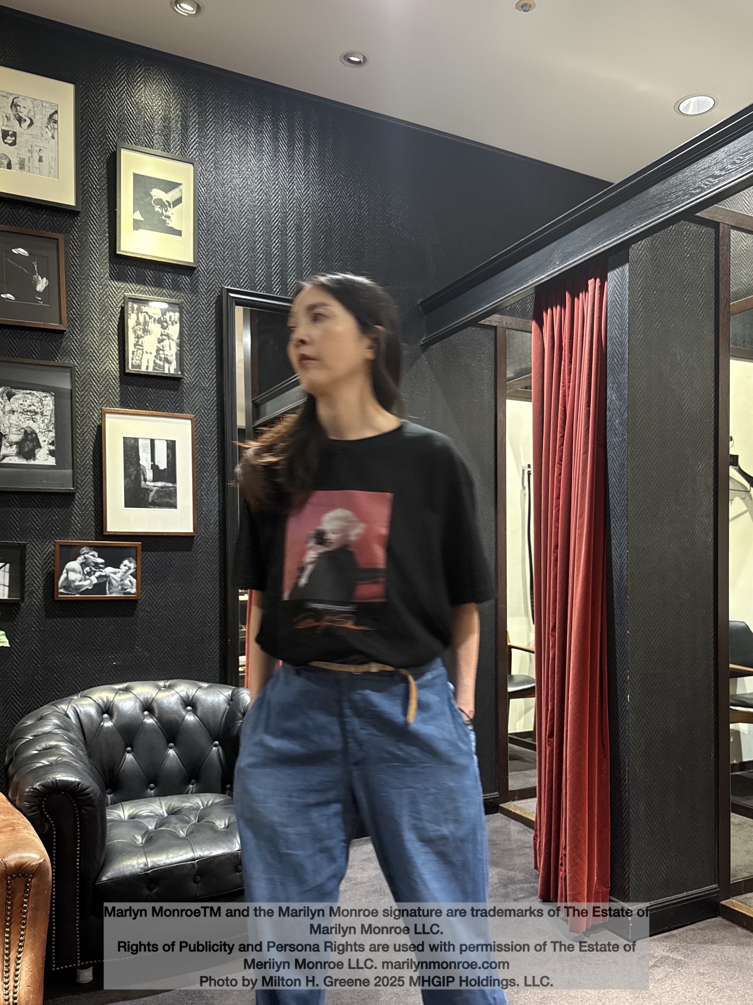 神野（jinno）さんの「TAKEO KIKUCHI｜【別注】マリリン・モンロー/フォトTシャツ」を使ったコーディネート