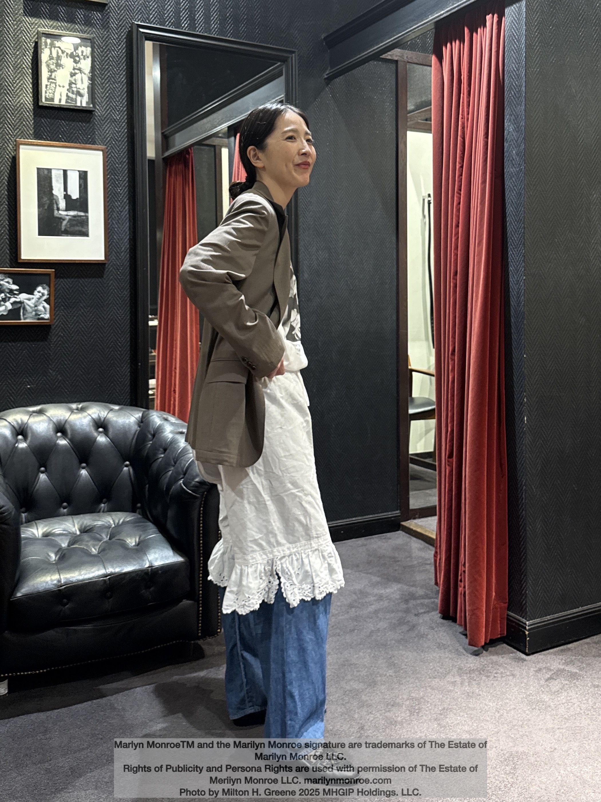 神野（jinno）さんの「TAKEO KIKUCHI｜【別注】マリリン・モンロー/フォトTシャツ」を使ったコーディネート