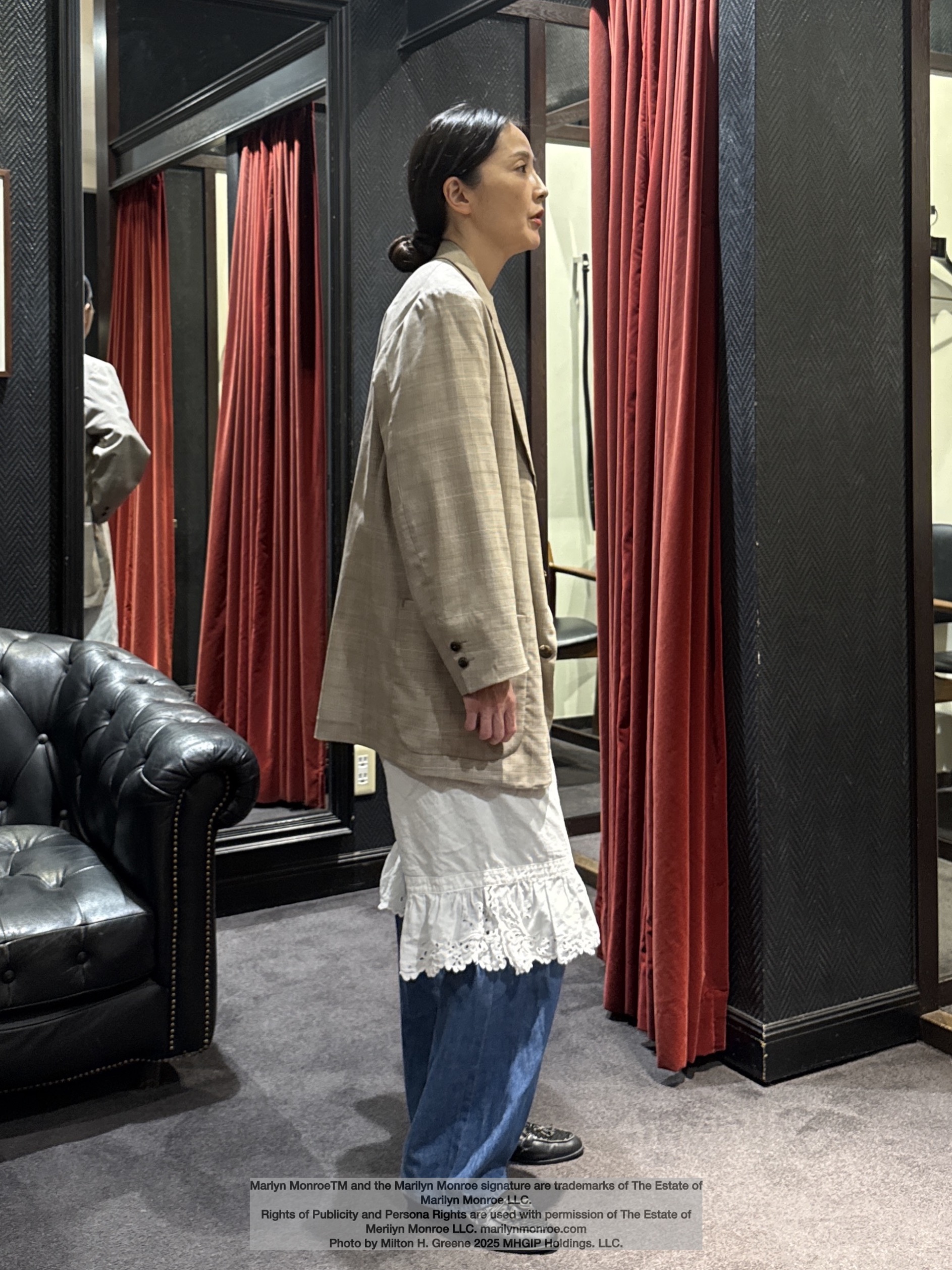 神野（jinno）さんの「TAKEO KIKUCHI｜【別注】マリリン・モンロー/フォトTシャツ」を使ったコーディネート