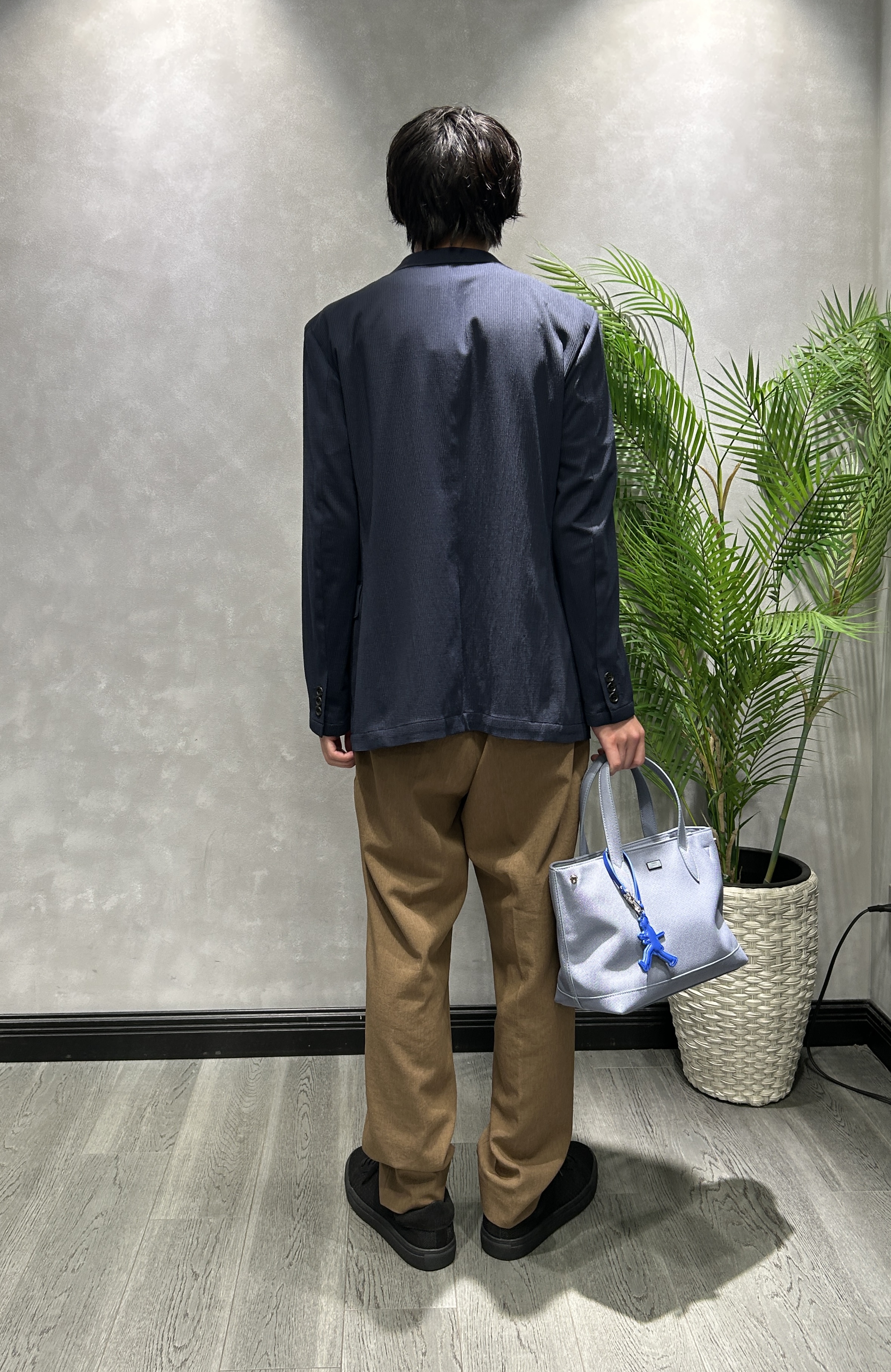 ruiさんの「TAKEO KIKUCHI｜【Begin5月号掲載/通気性】トリコットサッカー ジャケット」を使ったコーディネート