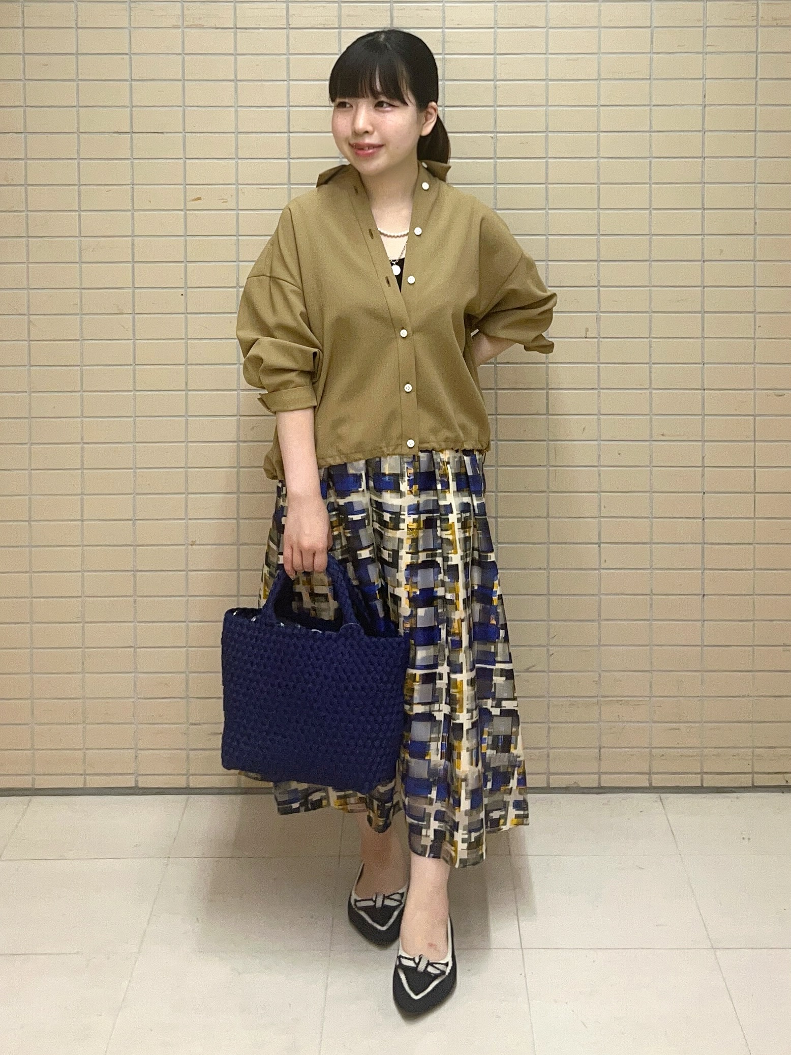 Mitsukiさんの「UNTITLED｜【セットアップ可/UVカット/接触冷感】エアリークールドロストシャツ」を使ったコーディネート