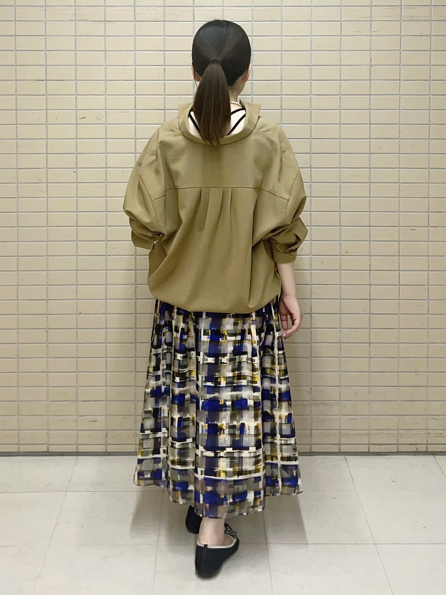 Mitsukiさんの「UNTITLED｜【セットアップ可/UVカット/接触冷感】エアリークールドロストシャツ」を使ったコーディネート