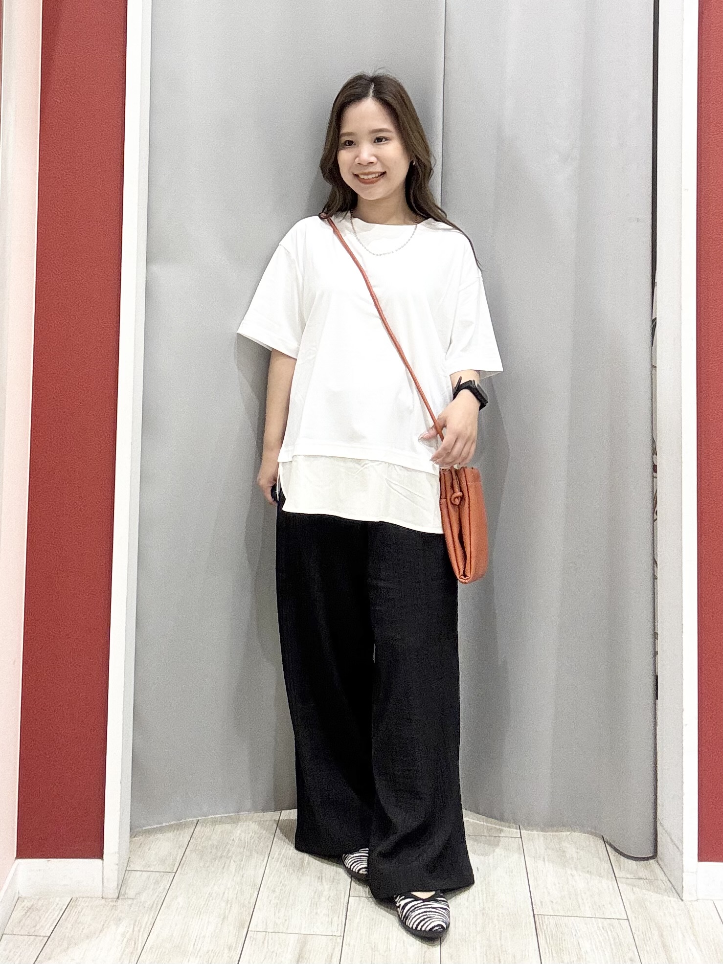 shioさんの「SHOO･LA･RUE｜【ひんやり/体型カバー】冷房、UV対策にも さらさらタッチの 5分袖ボレロカーディガン」を使ったコーディネート