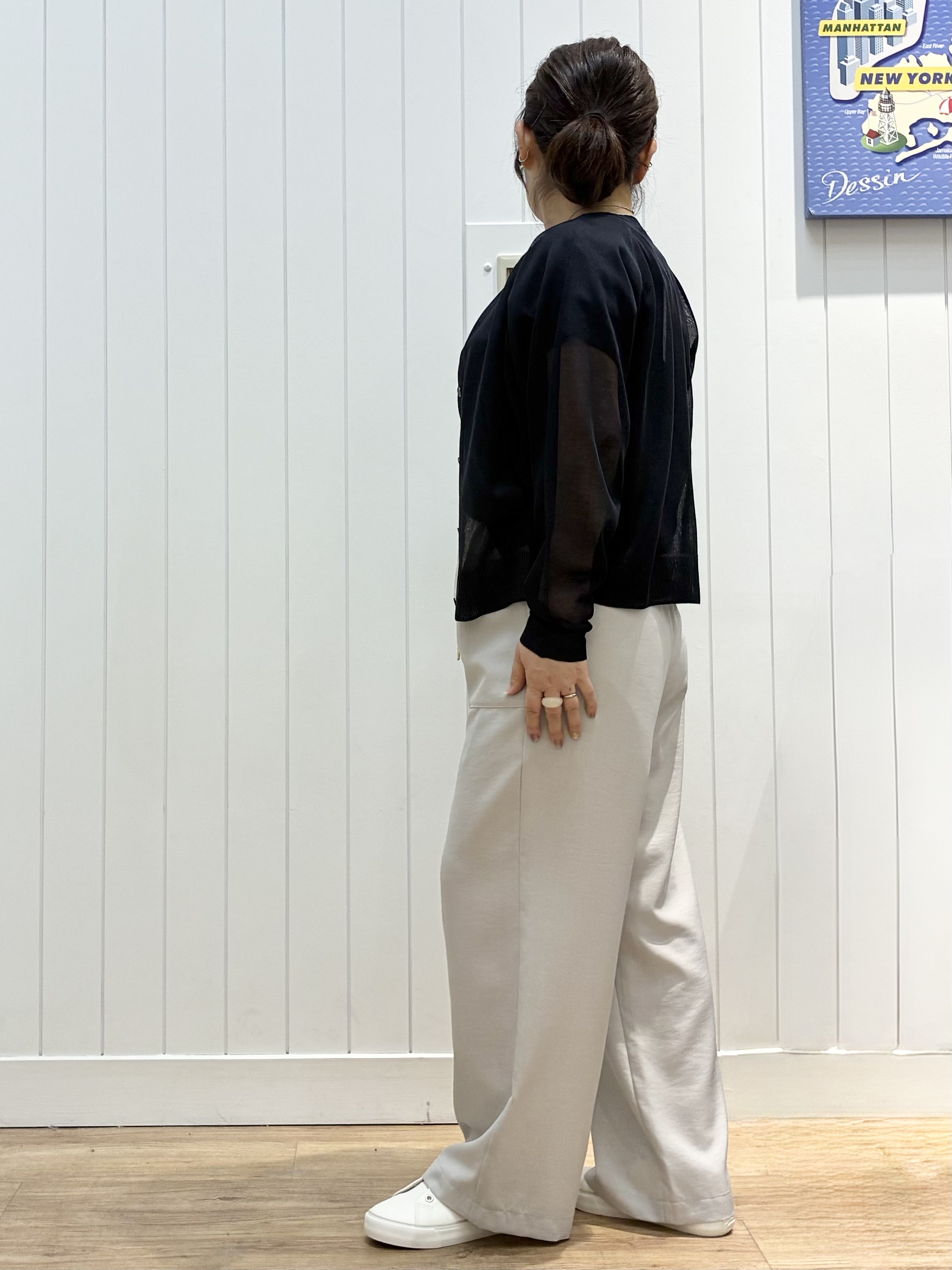 msatoさんの「Dessin｜お守りカーディガン -ウォッシャブル-」を使ったコーディネート