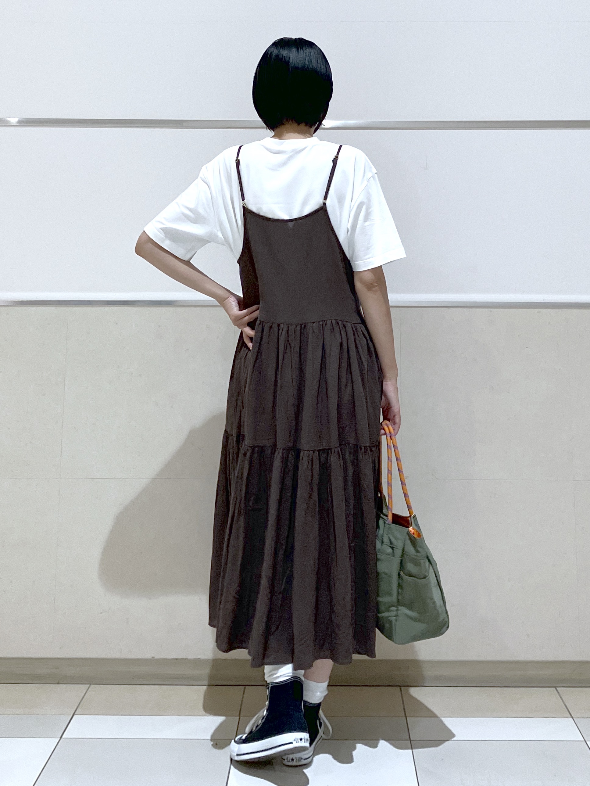 eriko さんの「Dessin｜コットンボイル フレアワンピース」を使ったコーディネート