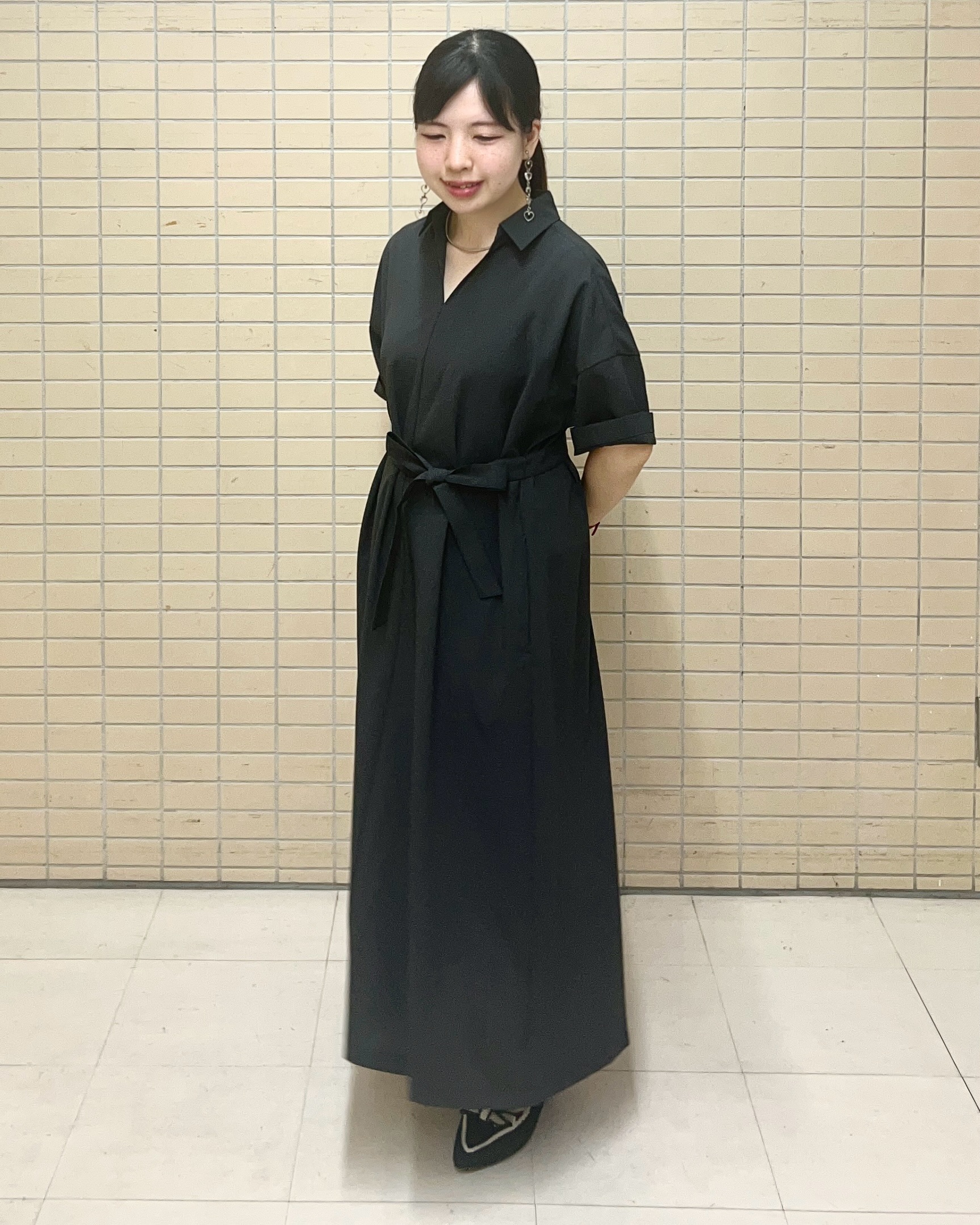Mitsukiさんの「UNTITLED｜【UVカット/接触冷感/通気性】エアリークールワンピース」を使ったコーディネート