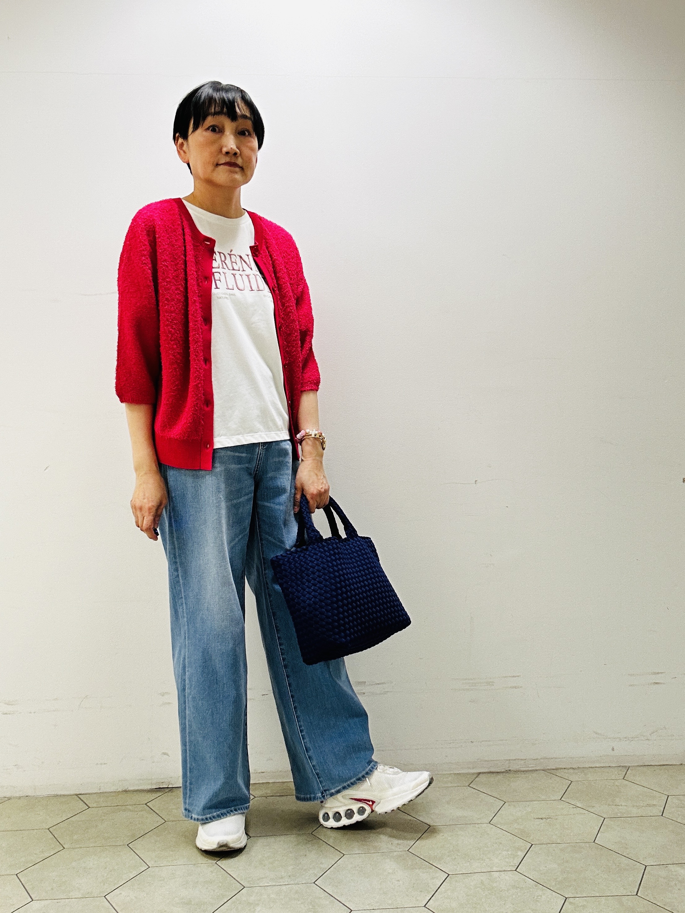 naoさんの「UNTITLED｜【前後2WAY】コットン混カールプルオーバー」を使ったコーディネート