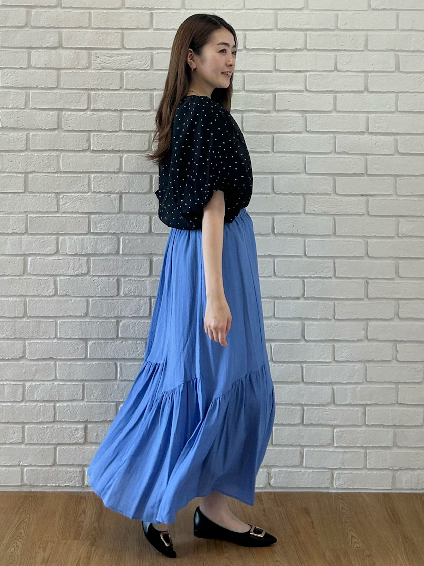 hayaseさんの「COUP DE CHANCE｜シアードットブラウス」を使ったコーディネート