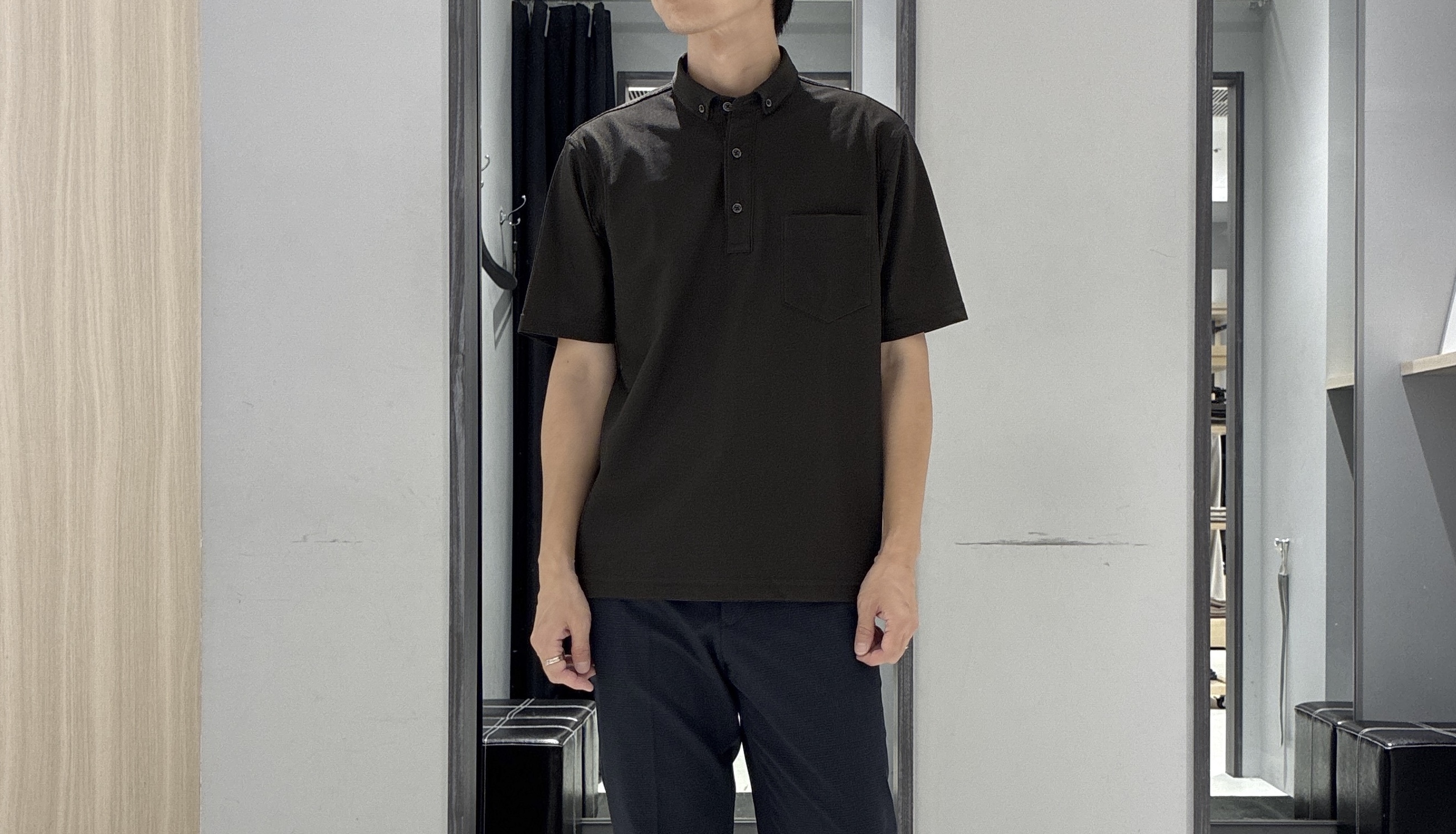 わいずみさんの「TAKEO KIKUCHI｜【抗菌防臭】COOL DOTS（R）ドビープリント ジャケット」を使ったコーディネート