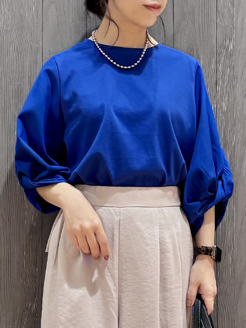 meiさんの「SHOO･LA･RUE｜ON・OFF大活躍ツイストスリーブトップス」を使ったコーディネート