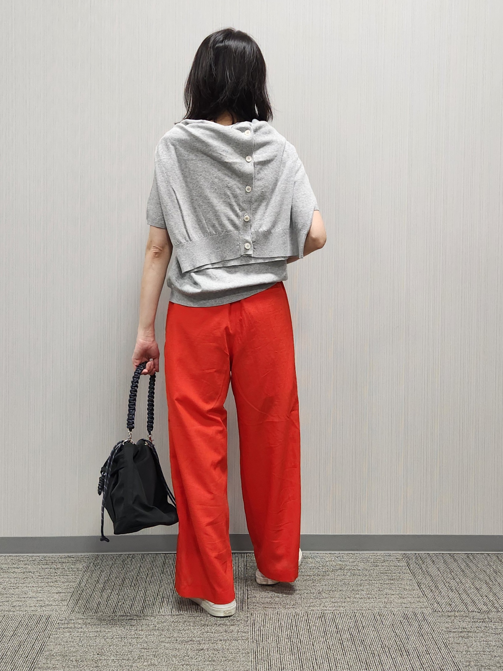 naraさんの「Dessin｜【9色展開/接触冷感/UVカット】ドライタッチサマーニットT」を使ったコーディネート