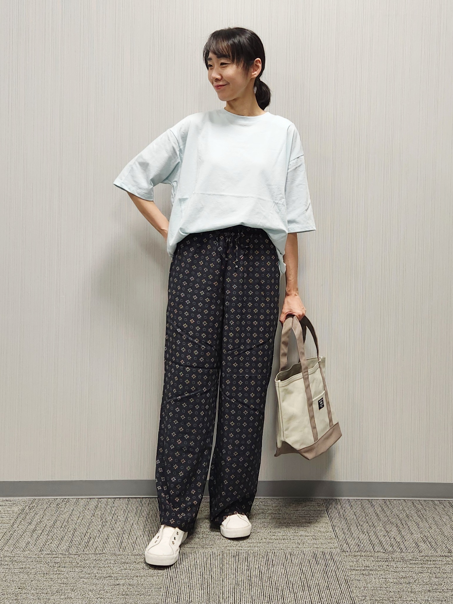 naraさんの「Dessin｜【UVカット/接触冷感】プレーティングTシャツ」を使ったコーディネート