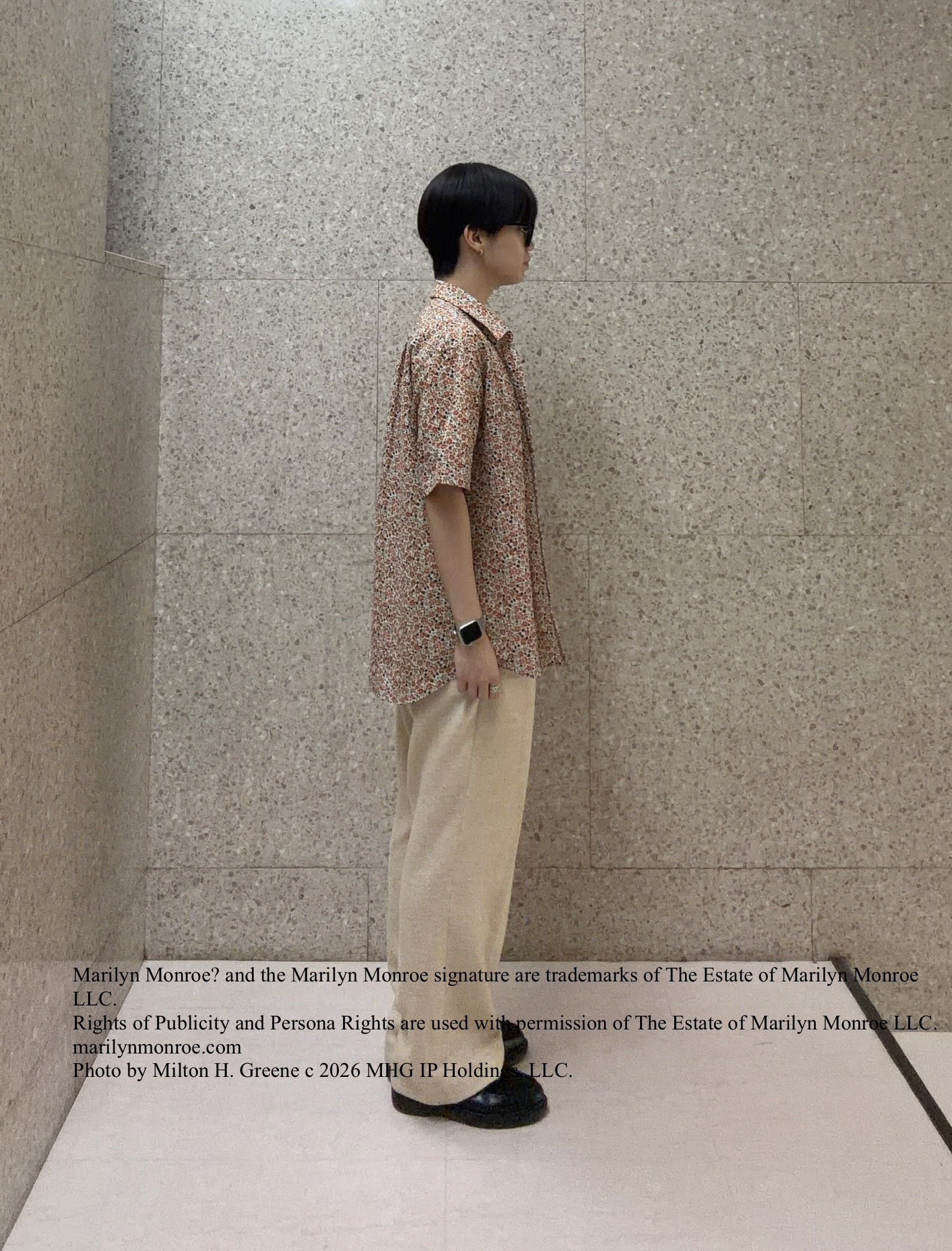 キムラさんの「TAKEO KIKUCHI｜リップル小花シャツ」を使ったコーディネート