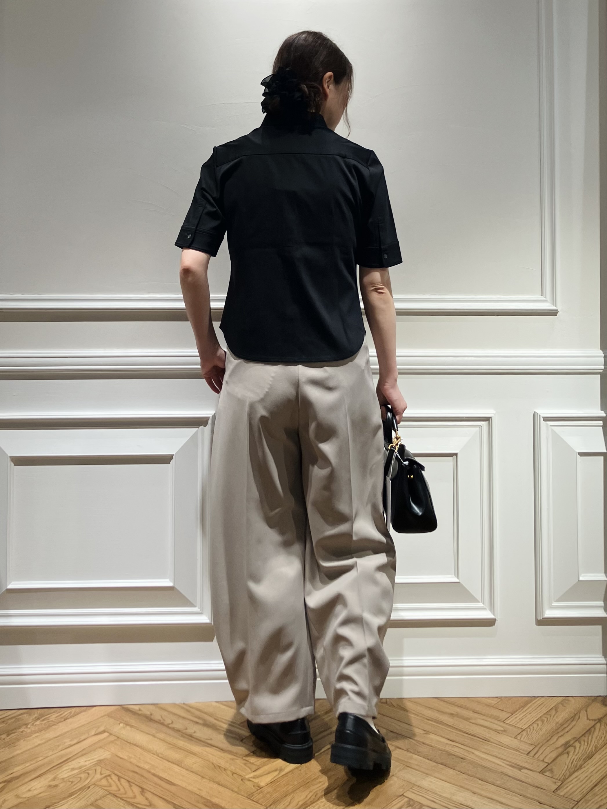 TSUKUIさんの「DRESSTERIOR｜【接触冷感／抗菌防臭／消臭】ICE CLEAR COTTON ハーフスリーブシャツ」を使ったコーディネート