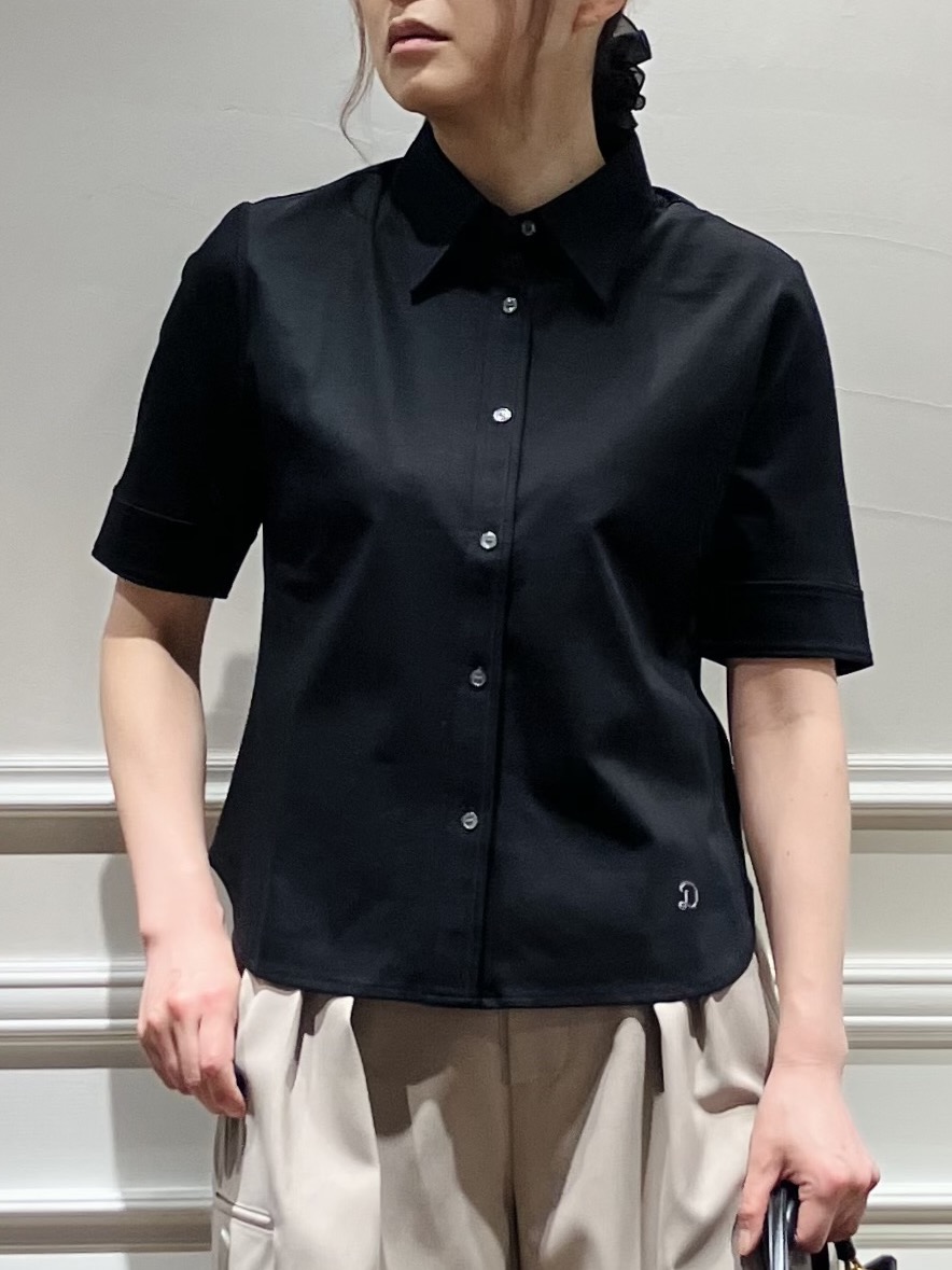 TSUKUIさんの「DRESSTERIOR｜【接触冷感／抗菌防臭／消臭】ICE CLEAR COTTON ハーフスリーブシャツ」を使ったコーディネート