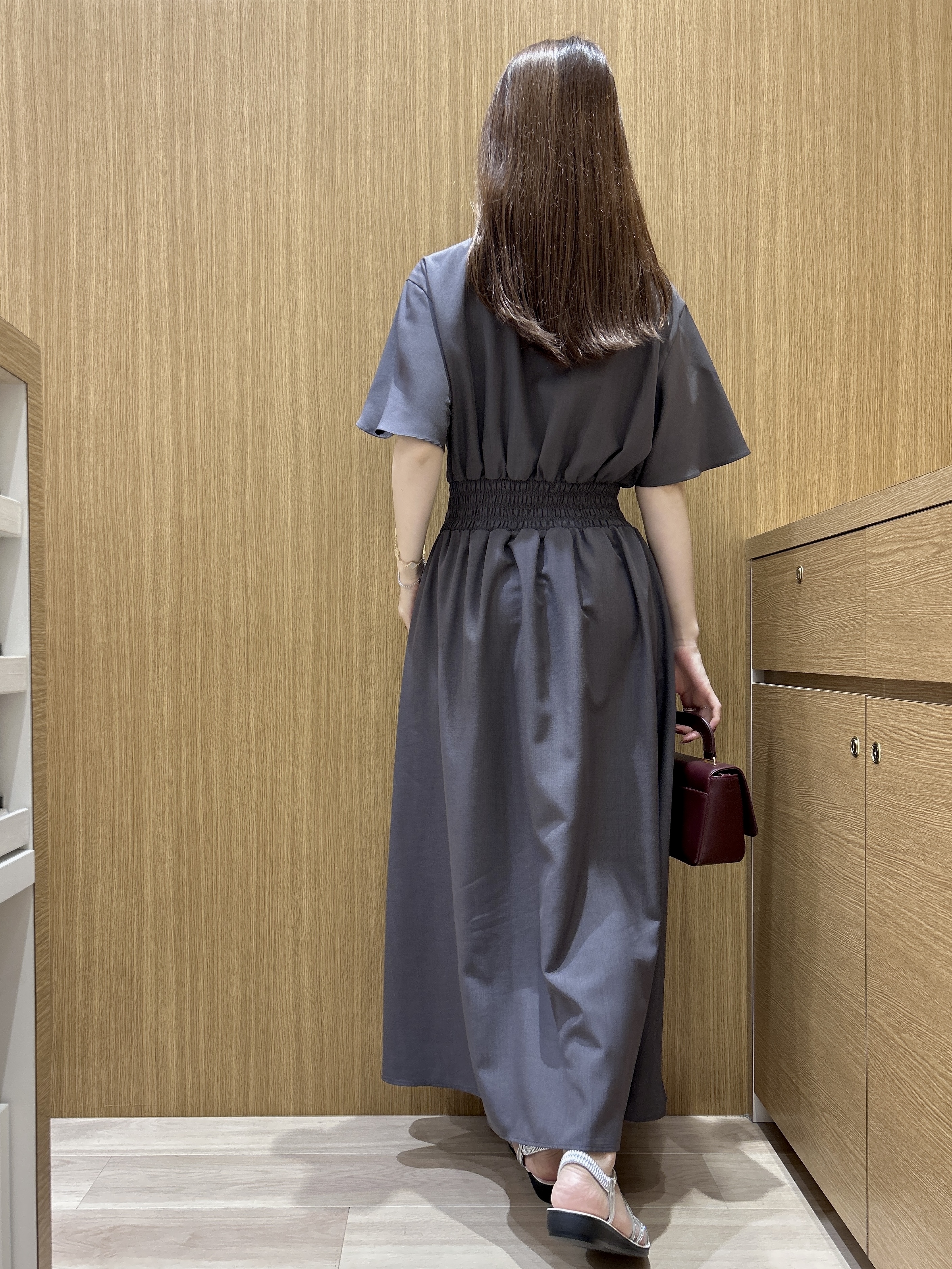 maiさんの「OPAQUE.CLIP｜スキッパーシャツワンピース【洗濯機OK／イージーアイロン】」を使ったコーディネート
