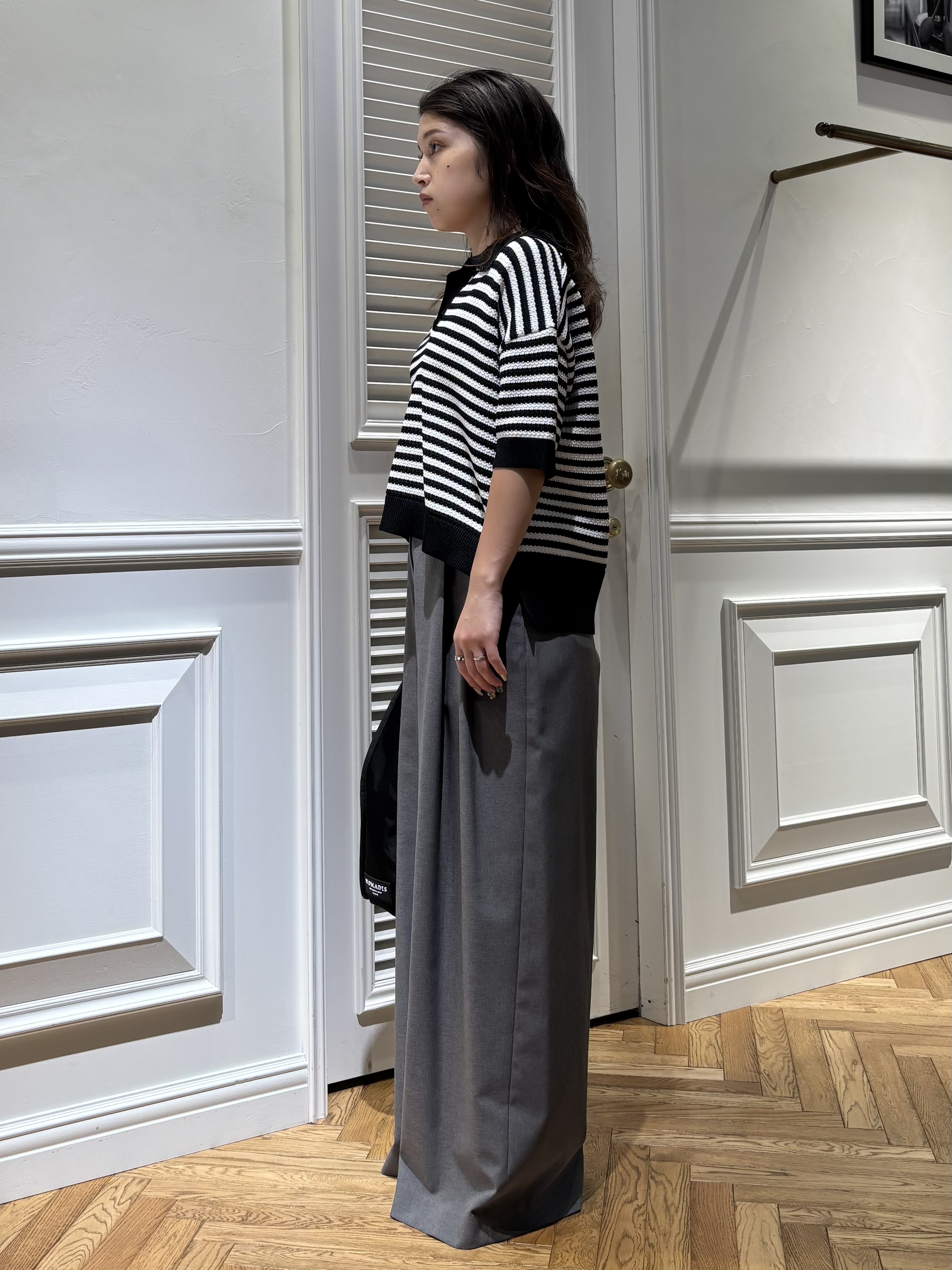 Mgmさんの「DRESSTERIOR｜【接触冷感】イージーケアー クールタッチ ワイドパンツ」を使ったコーディネート