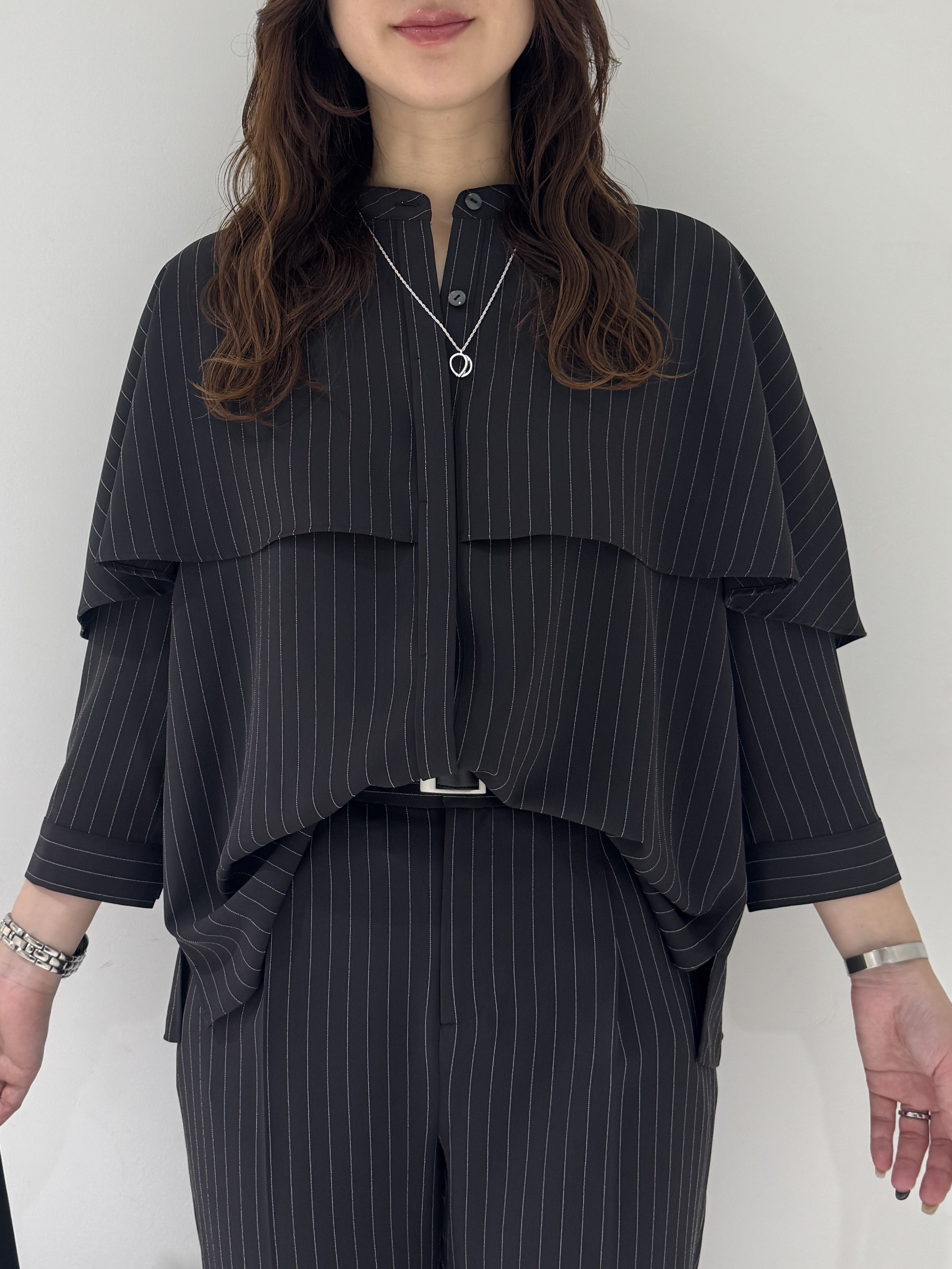 そんさんの「INDIVI｜【新作登場！着る日傘】 ダブルジャケット」を使ったコーディネート