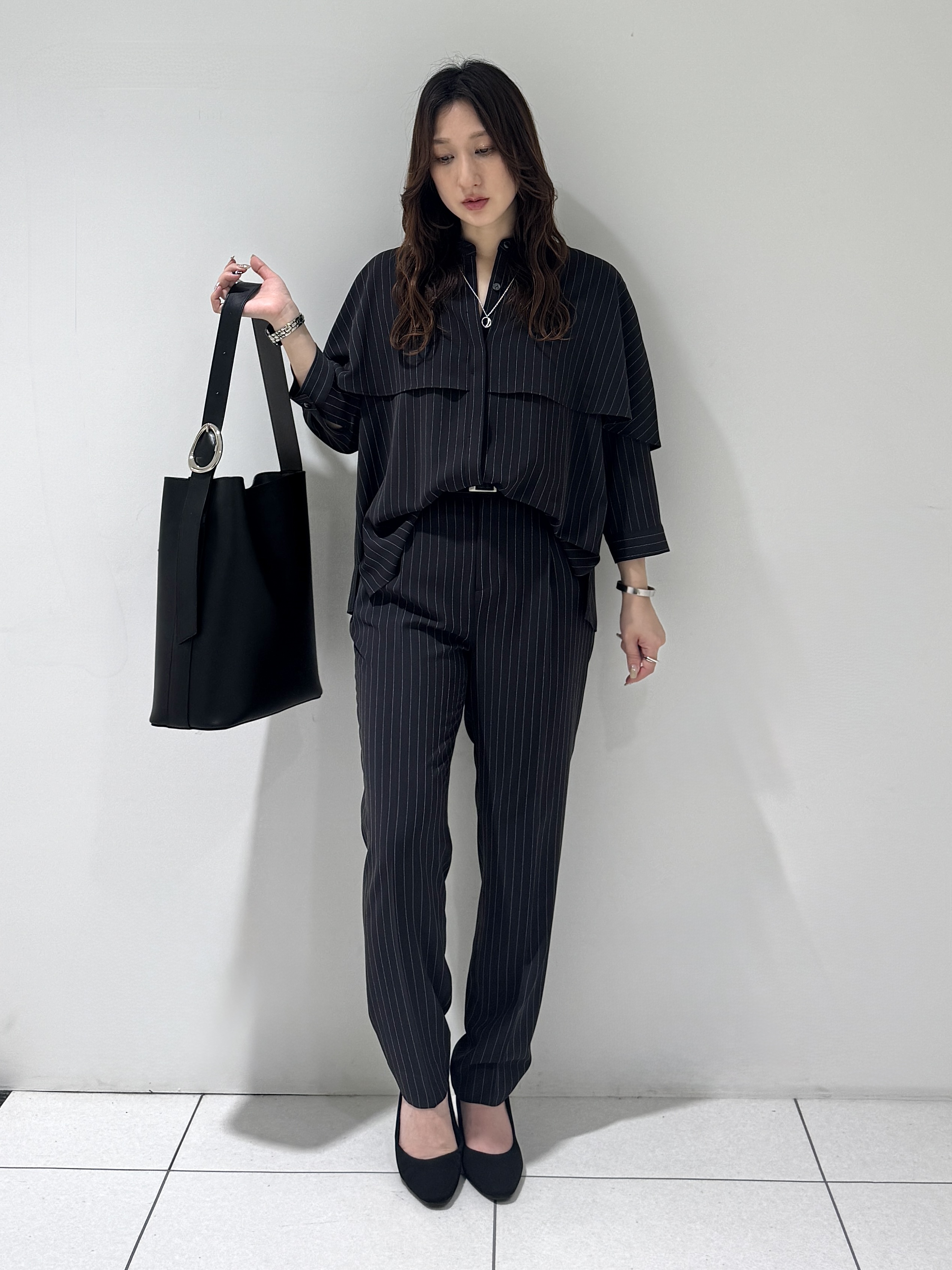 そんさんの「INDIVI｜【新作登場！着る日傘】 ダブルジャケット」を使ったコーディネート