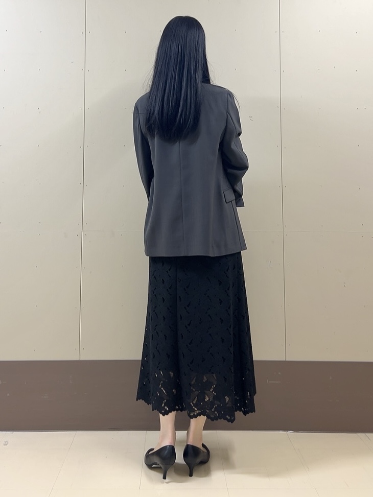 sechiさんの「UNTITLED｜【新色追加/セットアップ可】エアリー ダブルブレストジャケット」を使ったコーディネート