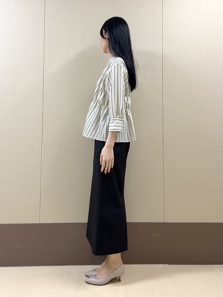 sechiさんの「UNTITLED｜ストライプシャーリングブラウス」を使ったコーディネート