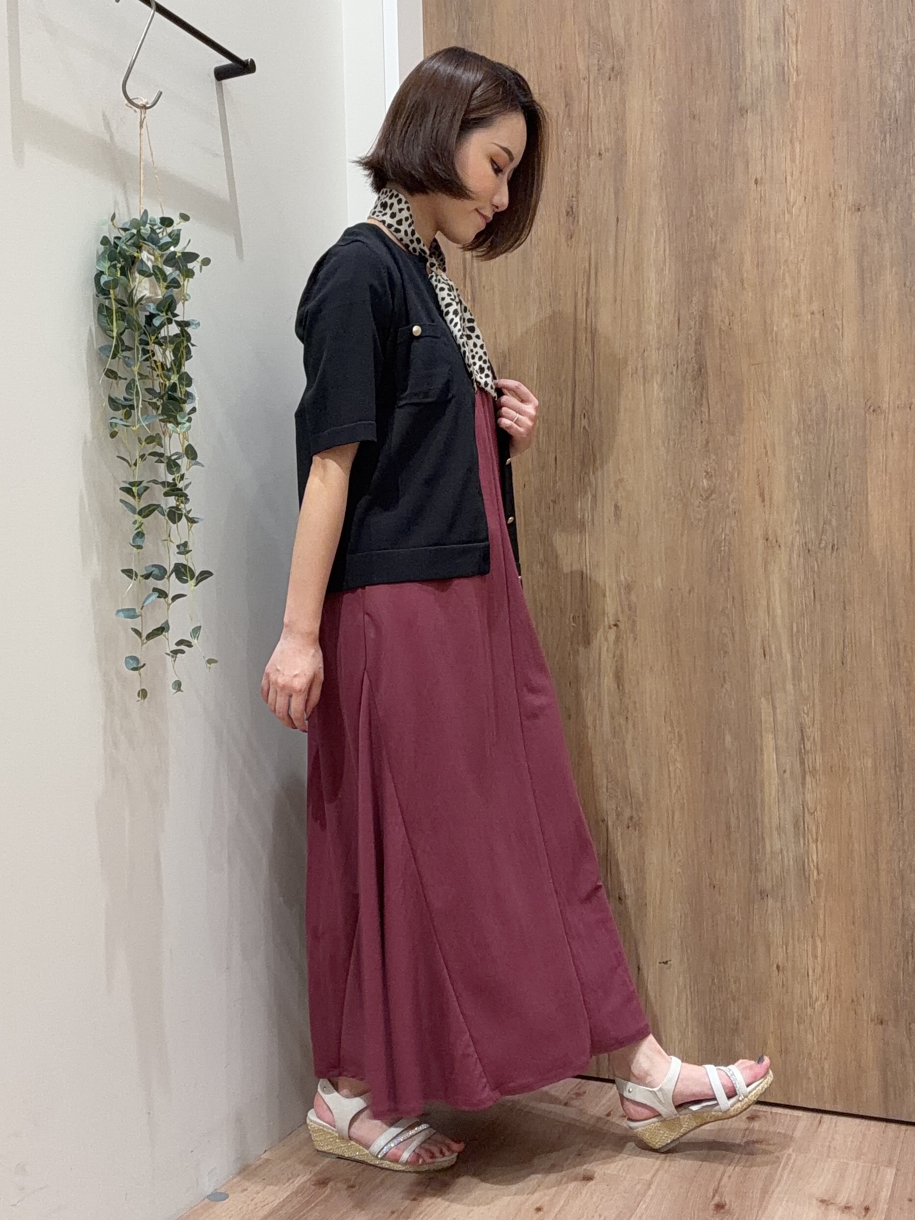 まなしぃさんの「grove｜【ひんやり・UV・洗濯機◎】上品コットン混カーディガン」を使ったコーディネート