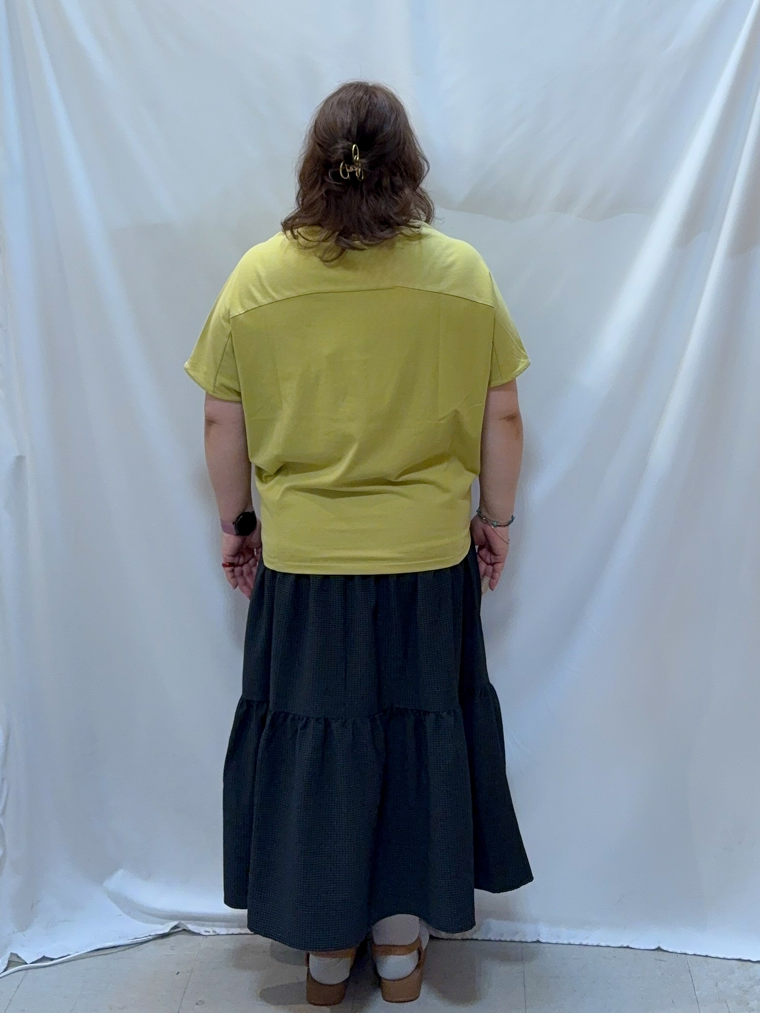 kotoさんさんの「SHOO･LA･RUE｜【ひんやり/体型カバー】インせず着られる 上品見えのドルマントップス」を使ったコーディネート