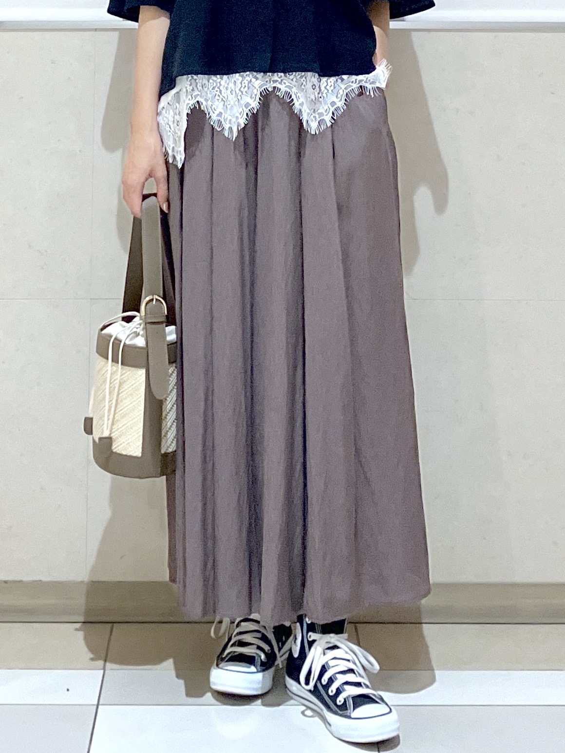 eriko さんの「Dessin｜フレアスリーブ スキッパーブラウス」を使ったコーディネート