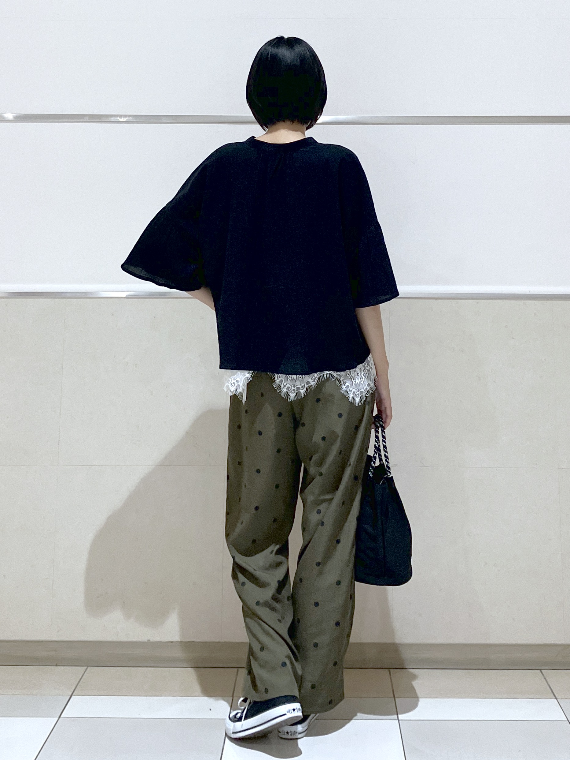 eriko さんの「Dessin｜フレアスリーブ スキッパーブラウス」を使ったコーディネート