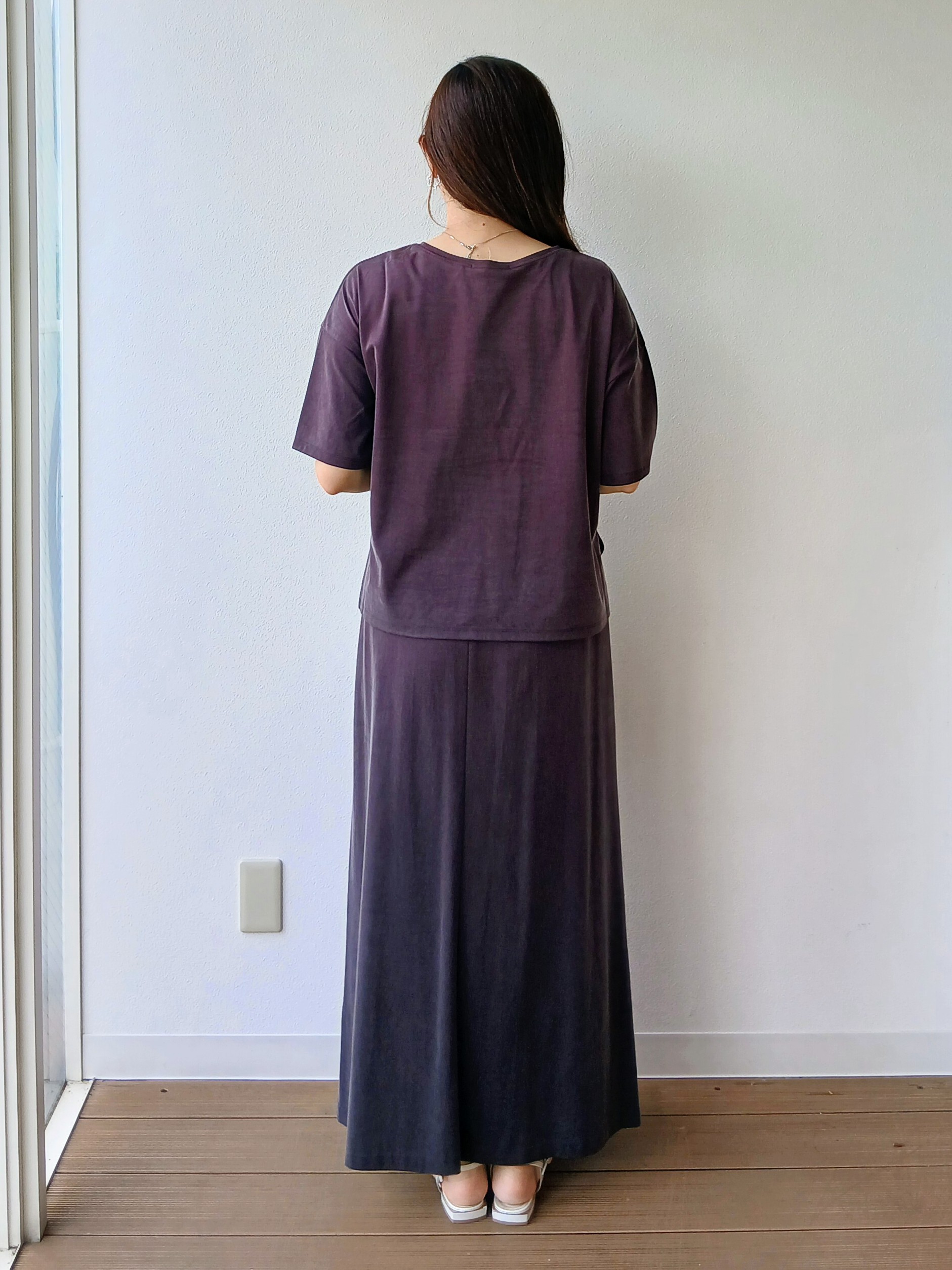 なみきさんの「UNTITLED｜【セットアップ可/接触冷感】ヴィンテージライクプルオーバー」を使ったコーディネート