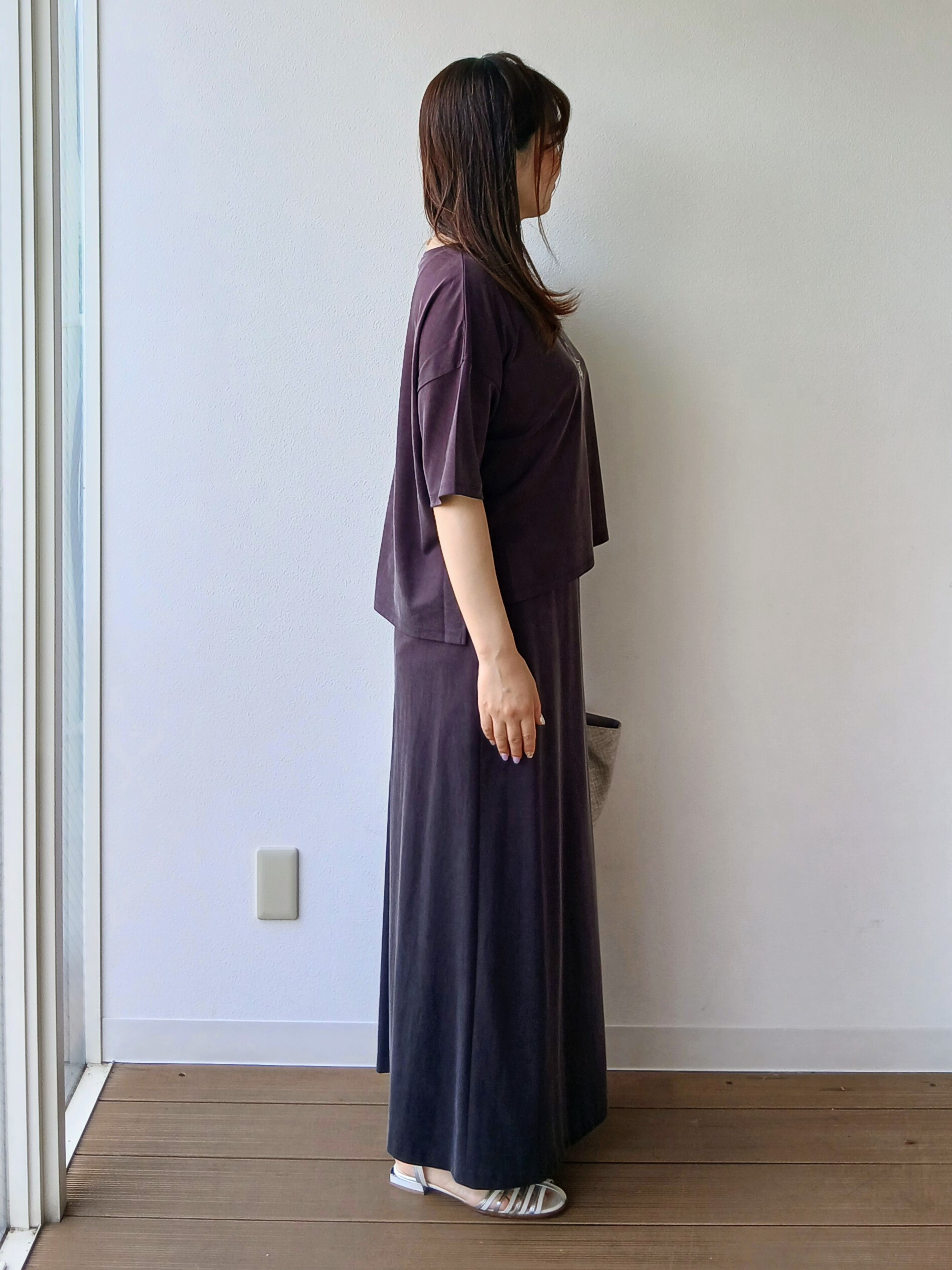 なみきさんの「UNTITLED｜【セットアップ可/接触冷感】ヴィンテージライクプルオーバー」を使ったコーディネート