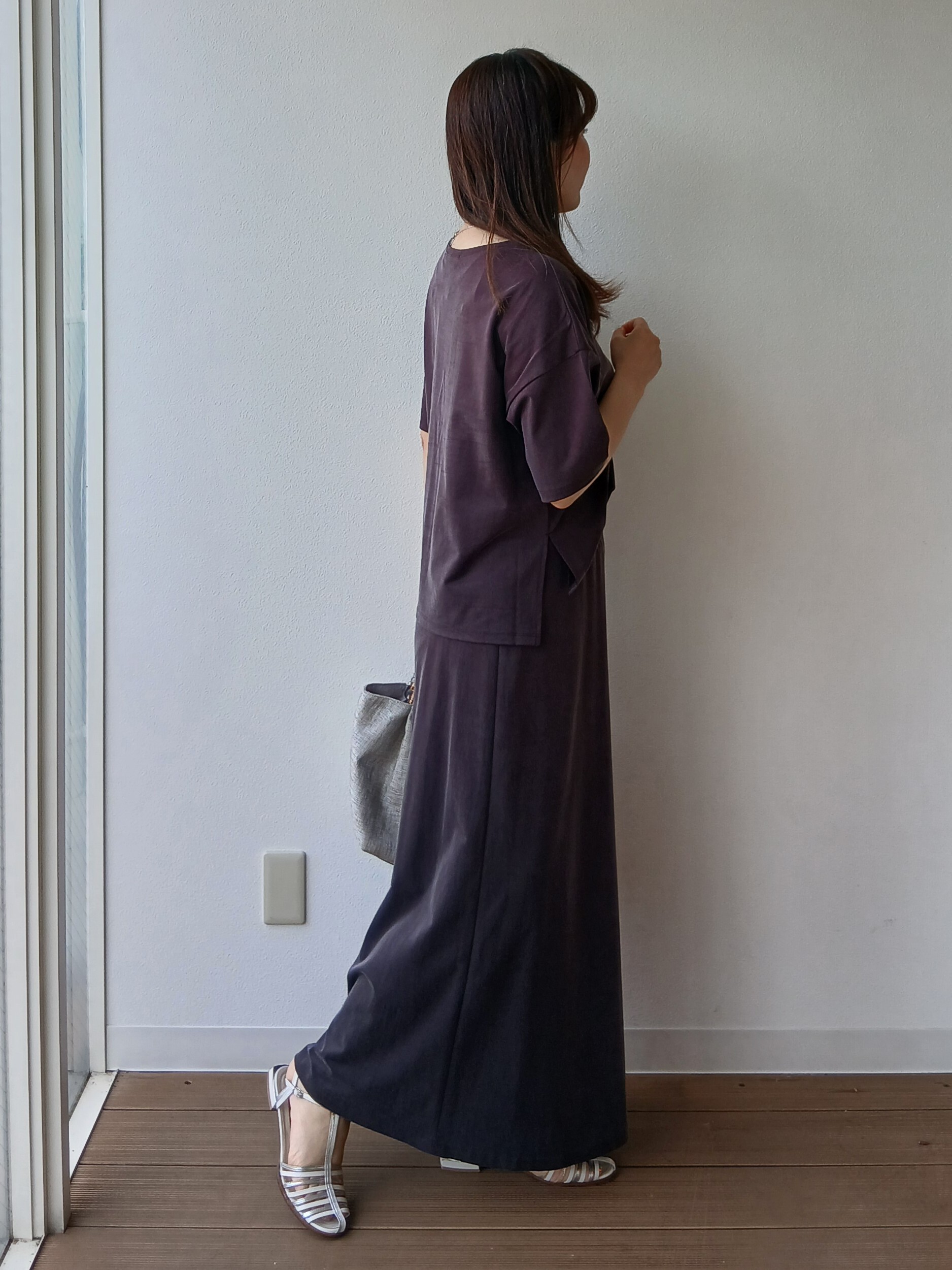 なみきさんの「UNTITLED｜【セットアップ可/接触冷感】ヴィンテージライクプルオーバー」を使ったコーディネート