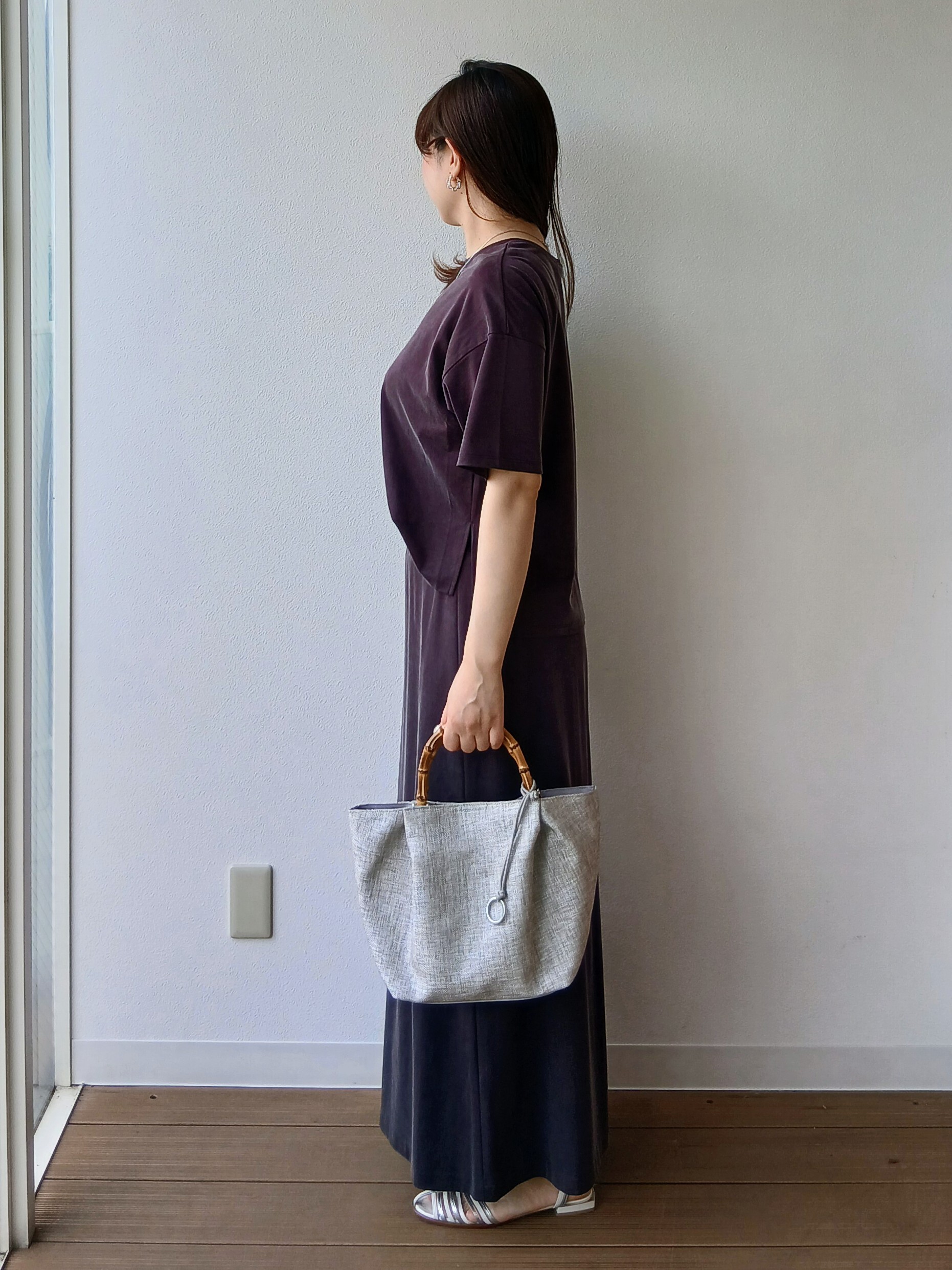なみきさんの「UNTITLED｜【セットアップ可/接触冷感】ヴィンテージライクプルオーバー」を使ったコーディネート