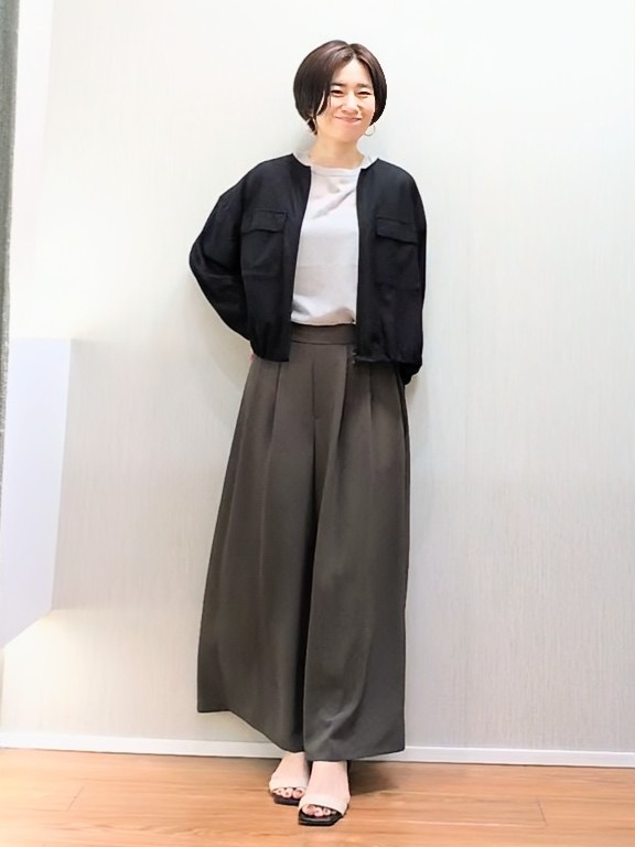 ミズタさんの「UNTITLED｜【古畑星夏さん着用/洗える】シアーブルゾン」を使ったコーディネート