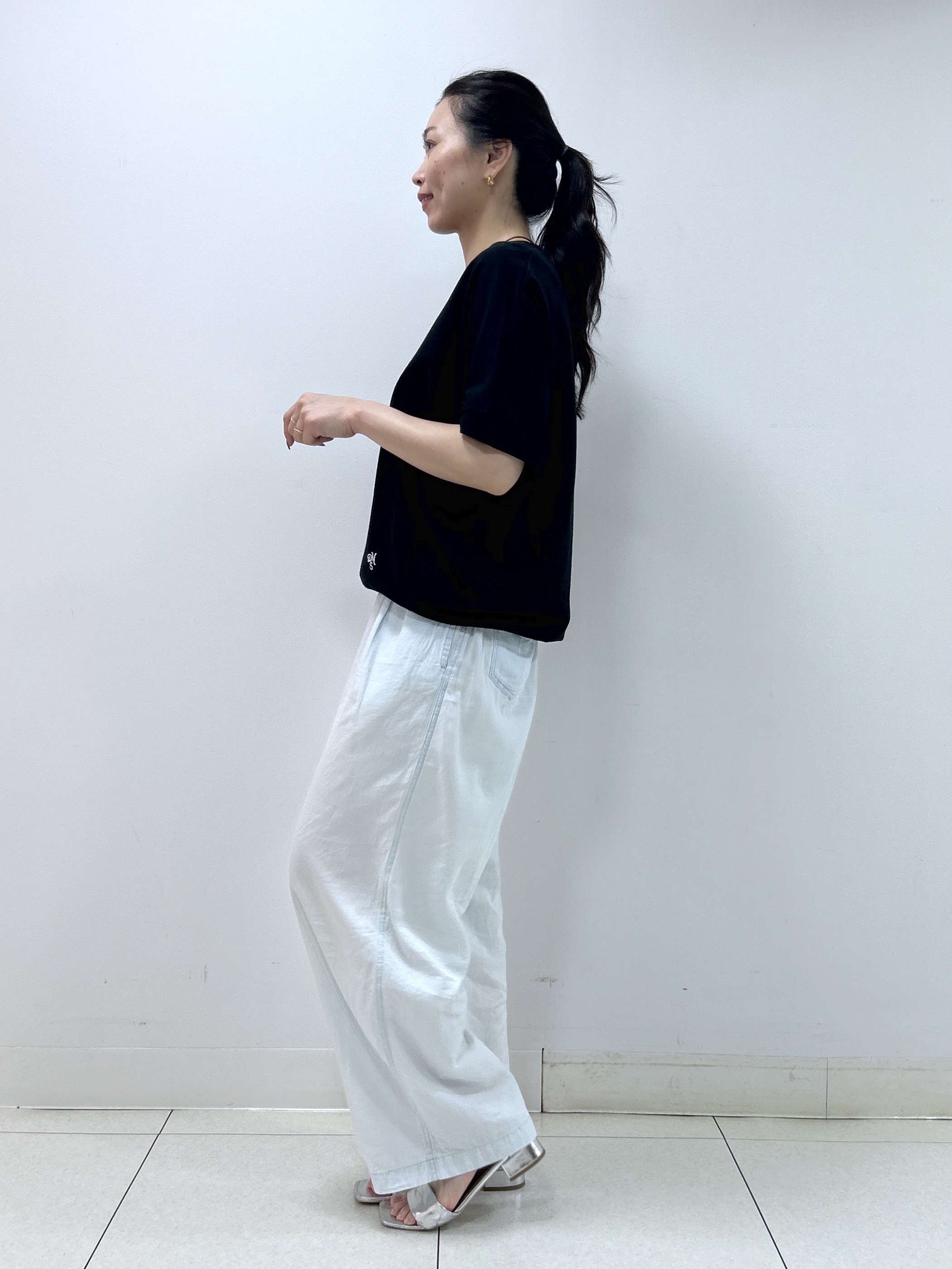 Kaiさんの「Dessin｜【洗える】ミニ裏毛ドルマンスリーブプルオーバー」を使ったコーディネート
