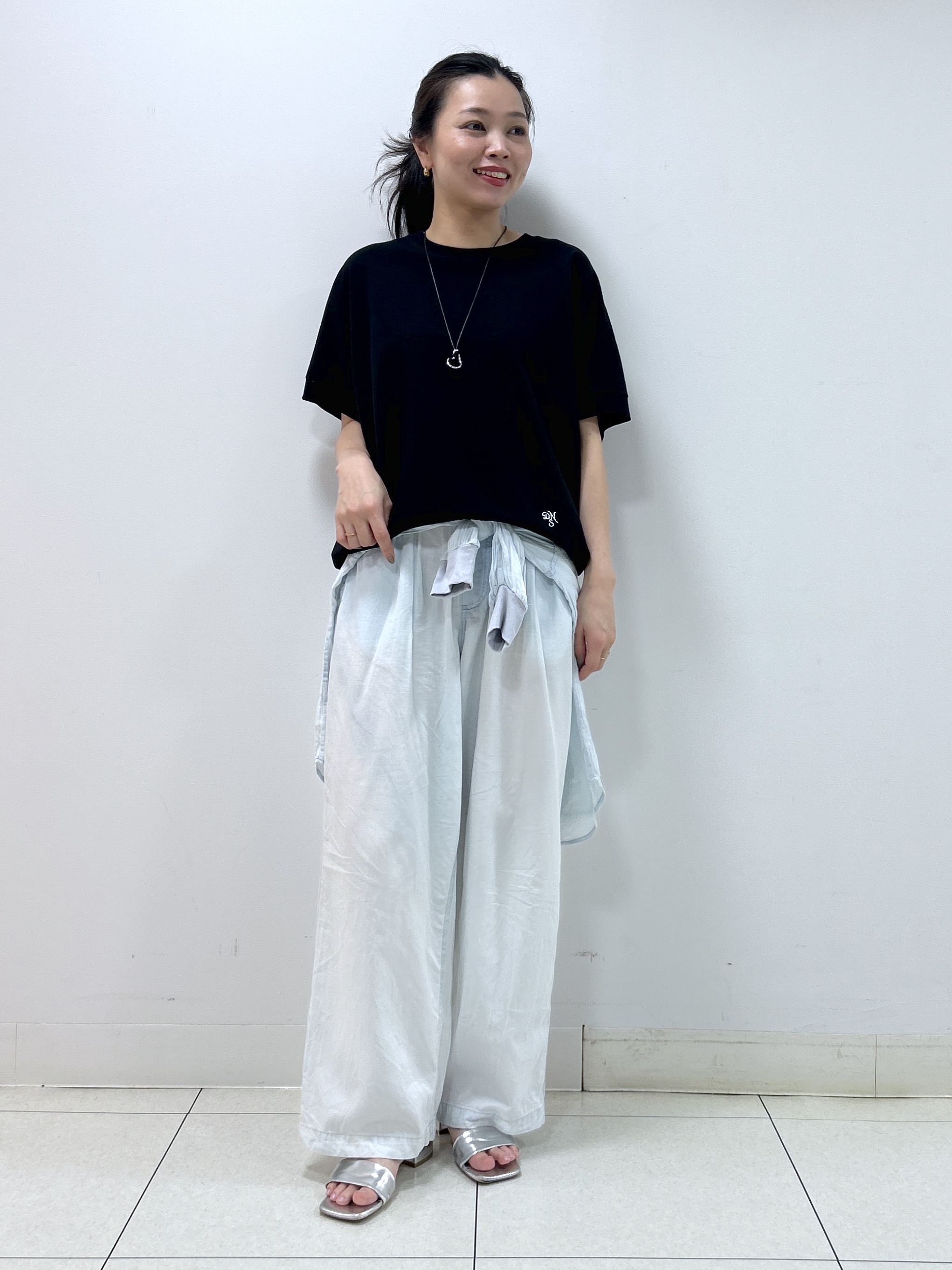 Kaiさんの「Dessin｜【洗える】ミニ裏毛ドルマンスリーブプルオーバー」を使ったコーディネート
