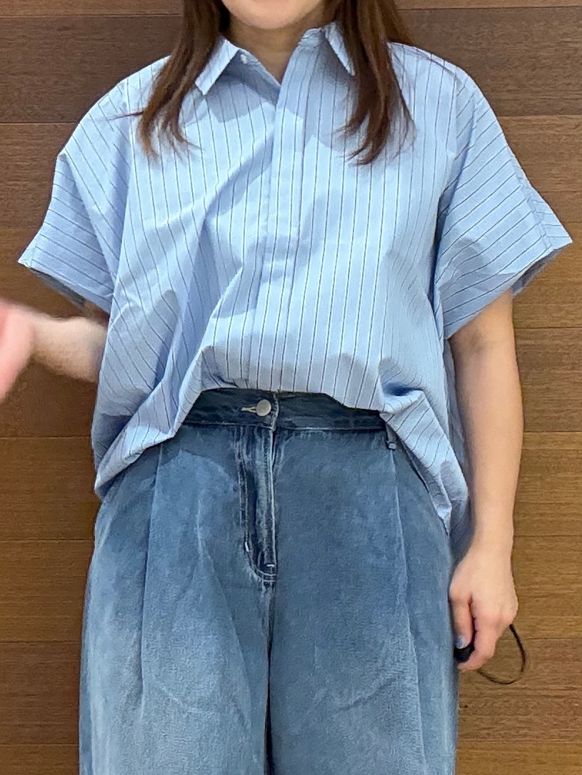 maichiさんの「OPAQUE.CLIP｜タックニュアンスフォルムシャツ【洗濯機OK】」を使ったコーディネート