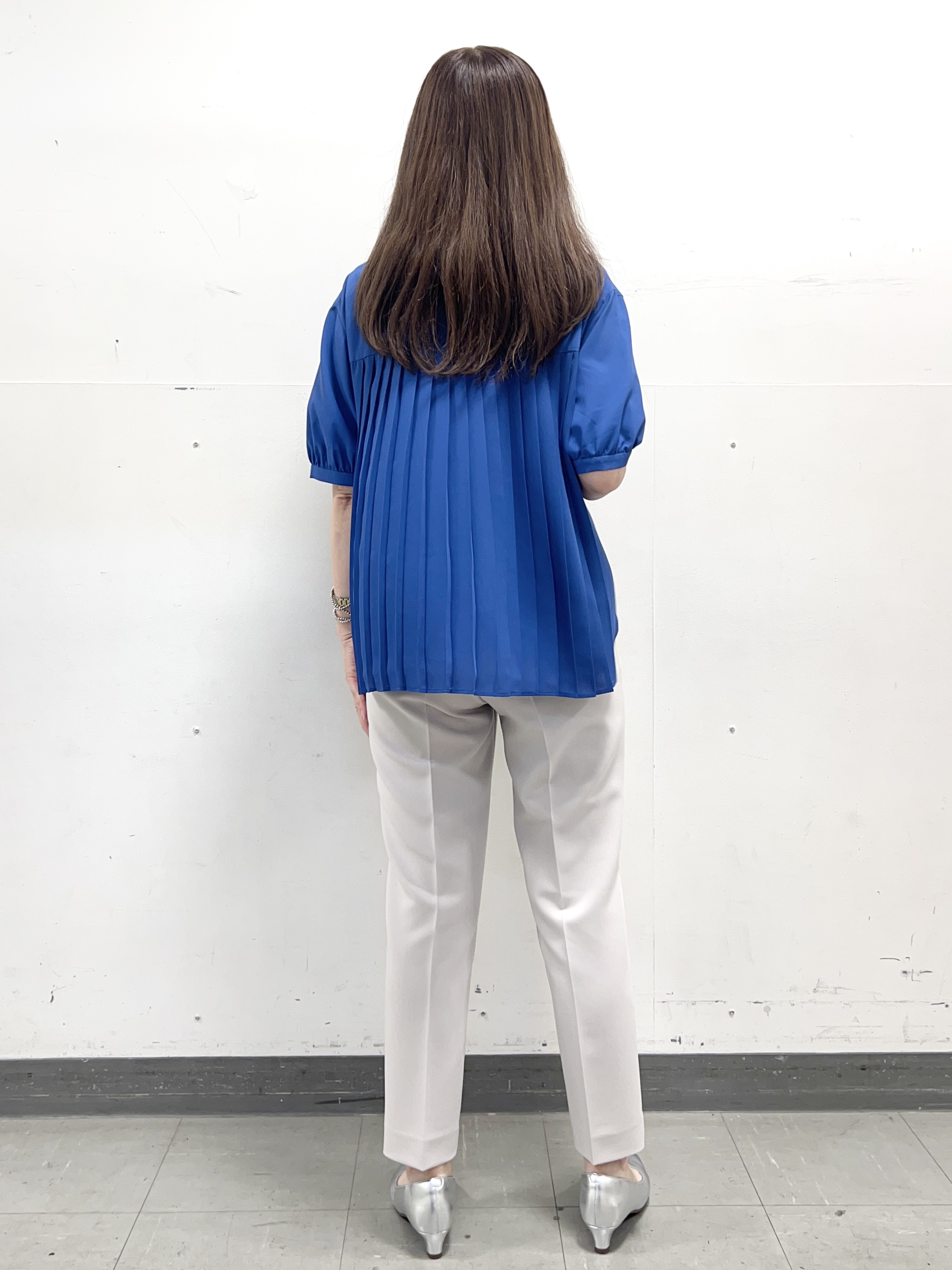 yuさんの「Reflect｜【手洗い可】異素材ドッキングブラウス」を使ったコーディネート