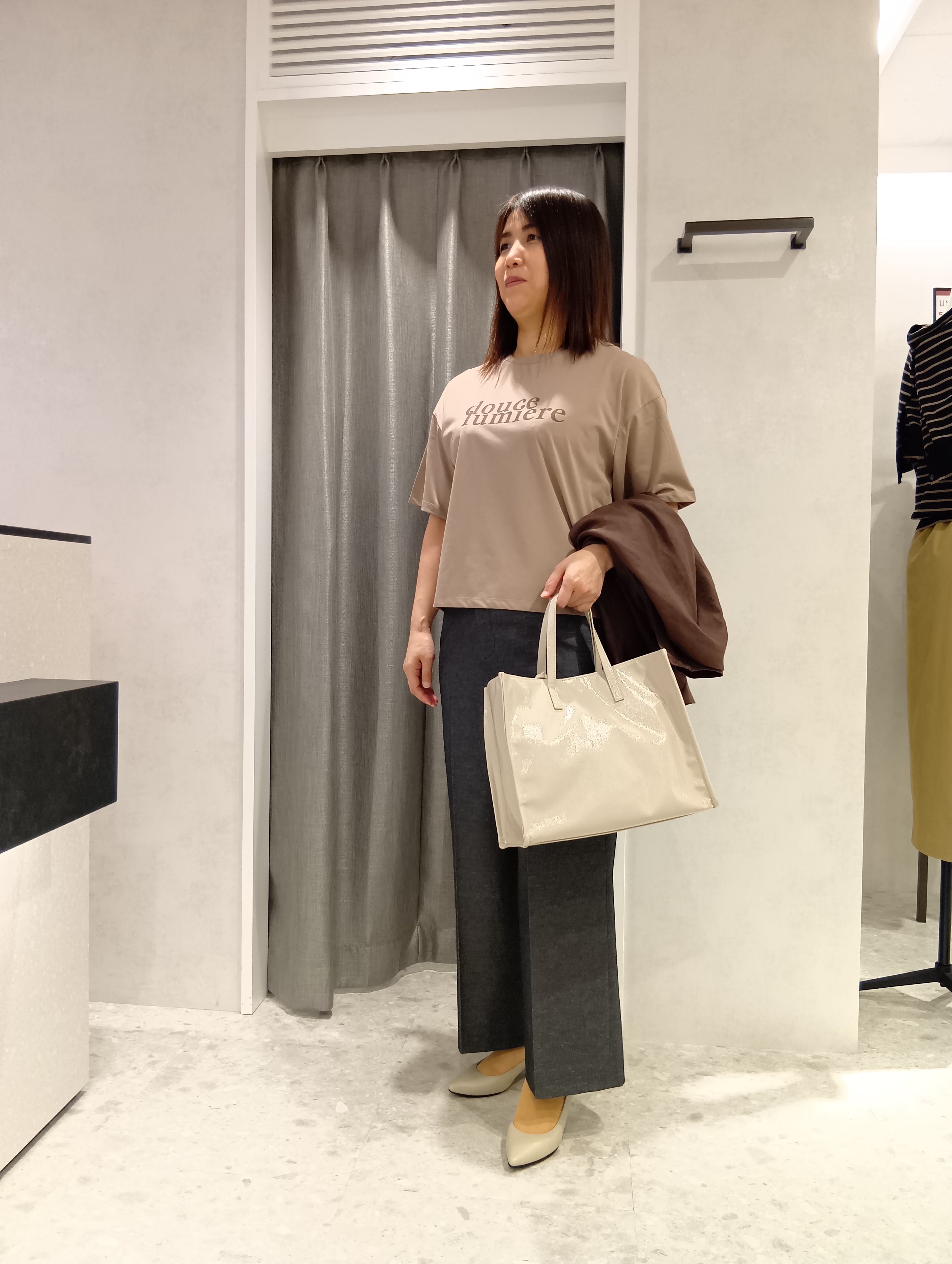tomoさんの「UNTITLED｜【麻100】リネンドルマンシャツ」を使ったコーディネート