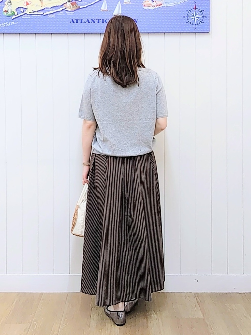 itoさんの「Dessin｜【9色展開/接触冷感/UVカット】ドライタッチサマーニットT」を使ったコーディネート