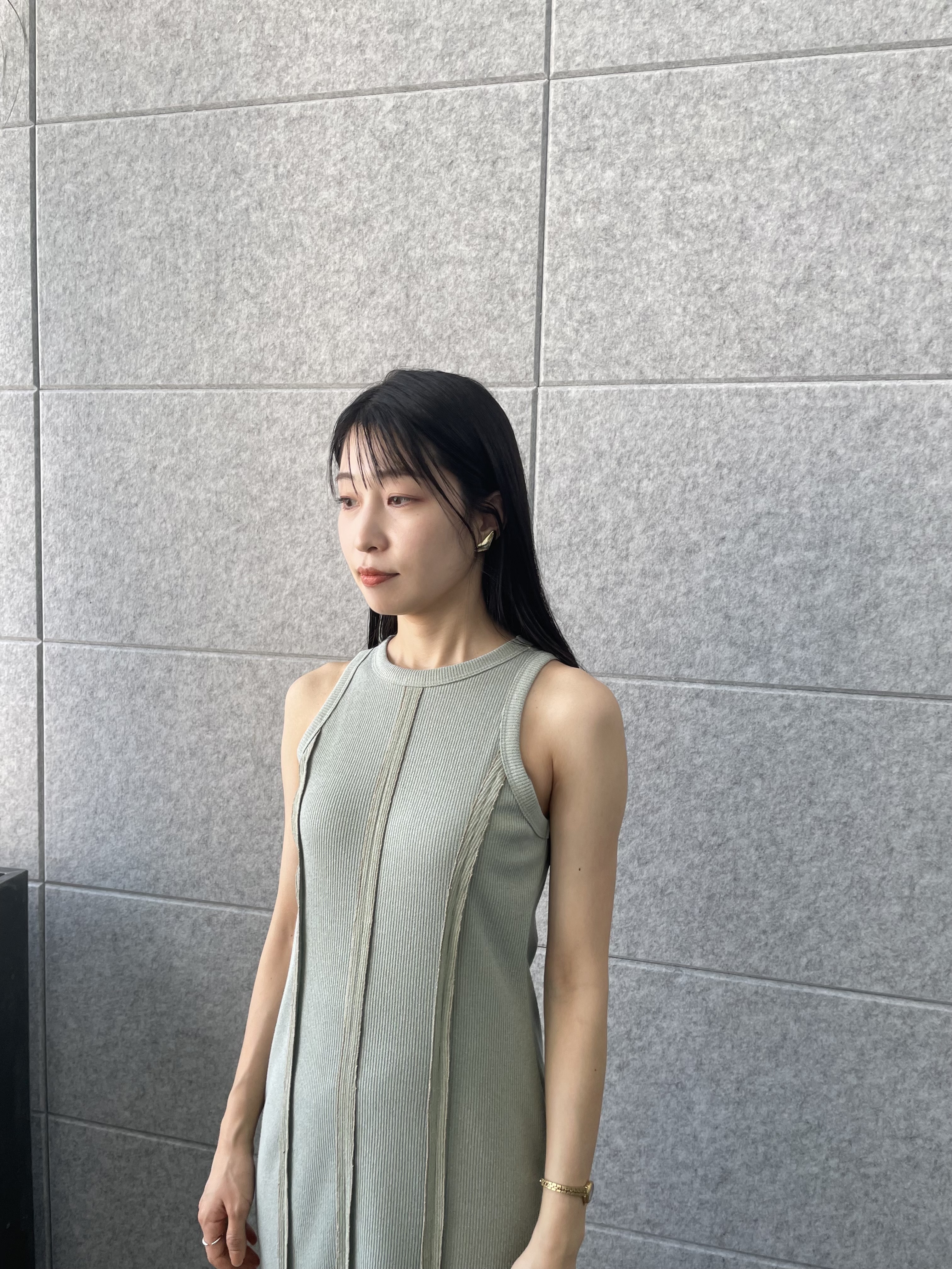 丸山加奈子さんの「CODE A｜【Cup-in】Jersey dress」を使ったコーディネート