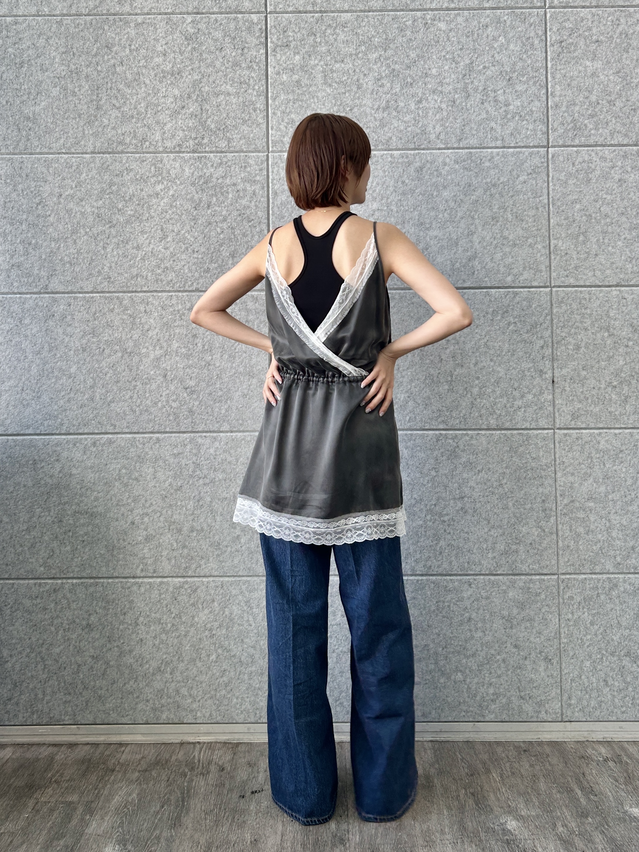 harunaさんの「CODE A｜【Re】【Cup-in】design cut tank」を使ったコーディネート
