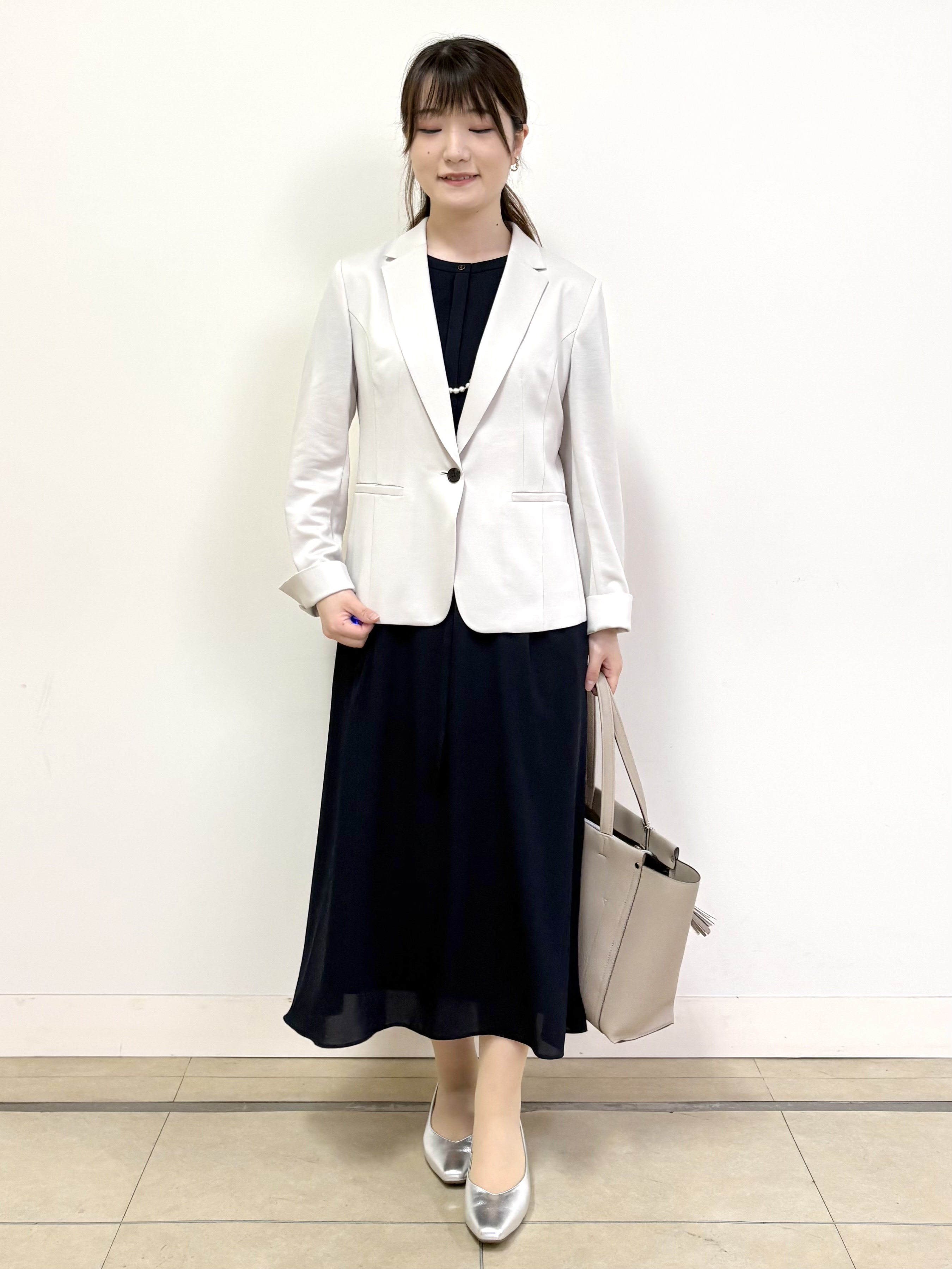 mikiさんの「Reflect｜【SS-4Lサイズ／UVカット／接触冷感】匠ジャケット／ベーシックテーラード」を使ったコーディネート